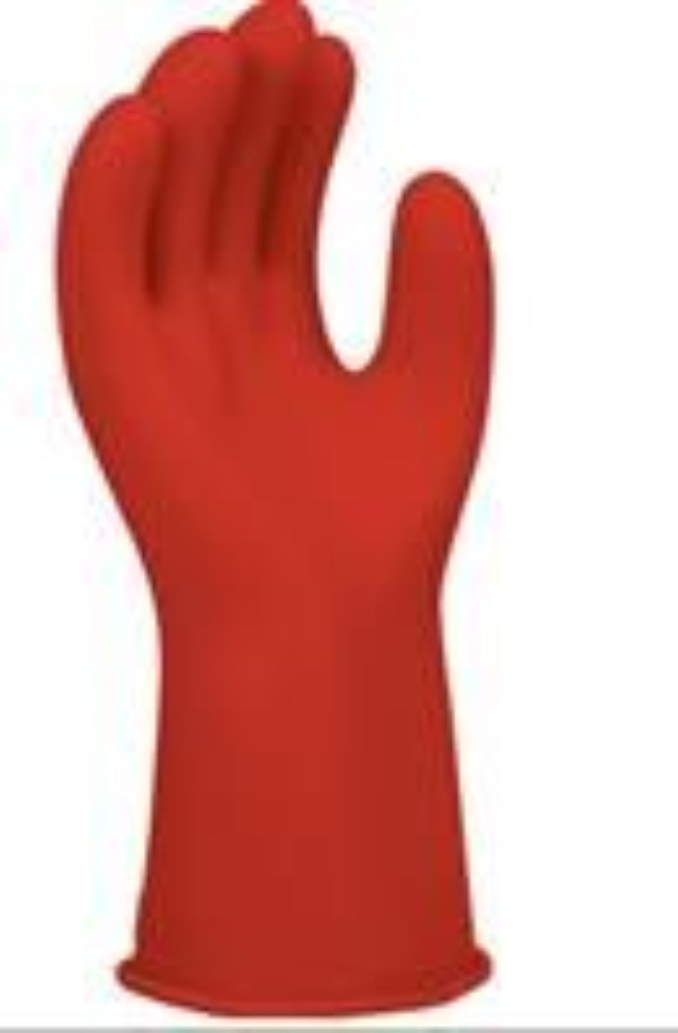 Chicago Protective Apparel LRIG-00-11 Class 00 Insulated Rubber Gloves, Red, 1 Pair