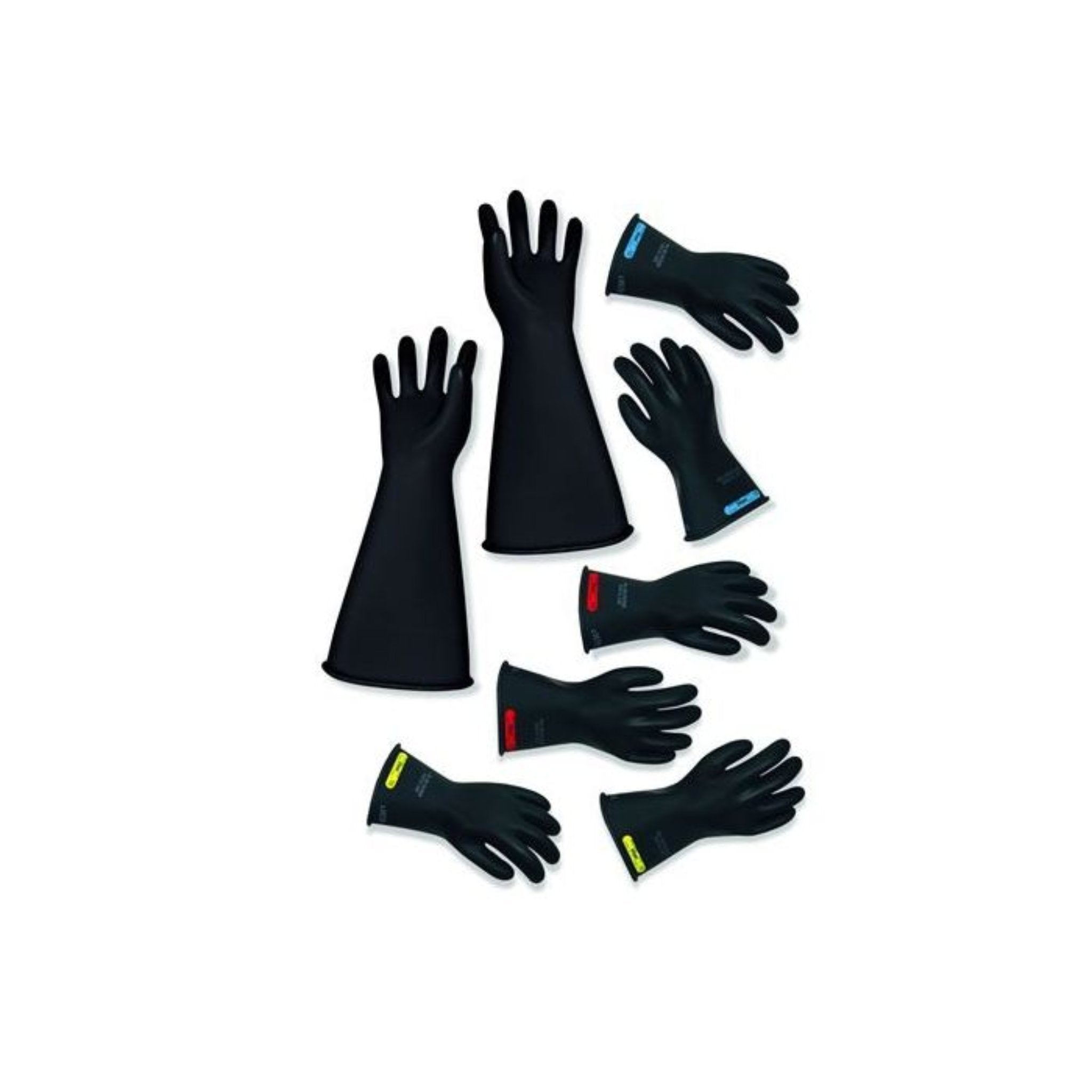 CPA LRIG-00-14 Class 00 14" Low Voltage Rubber Insulated Gloves, Black, Main Image