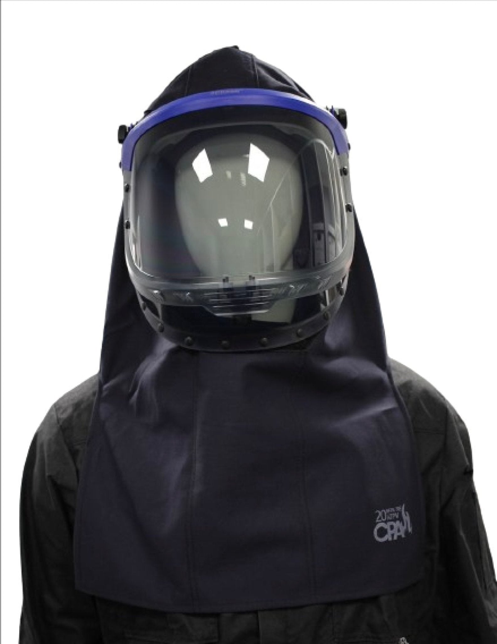 Chicago Protective Apparel SWH-20H3P Arc Flash Hood w/ Hard Hat Advanced Lift Front Face Shield, 20 CAL, 1 Each