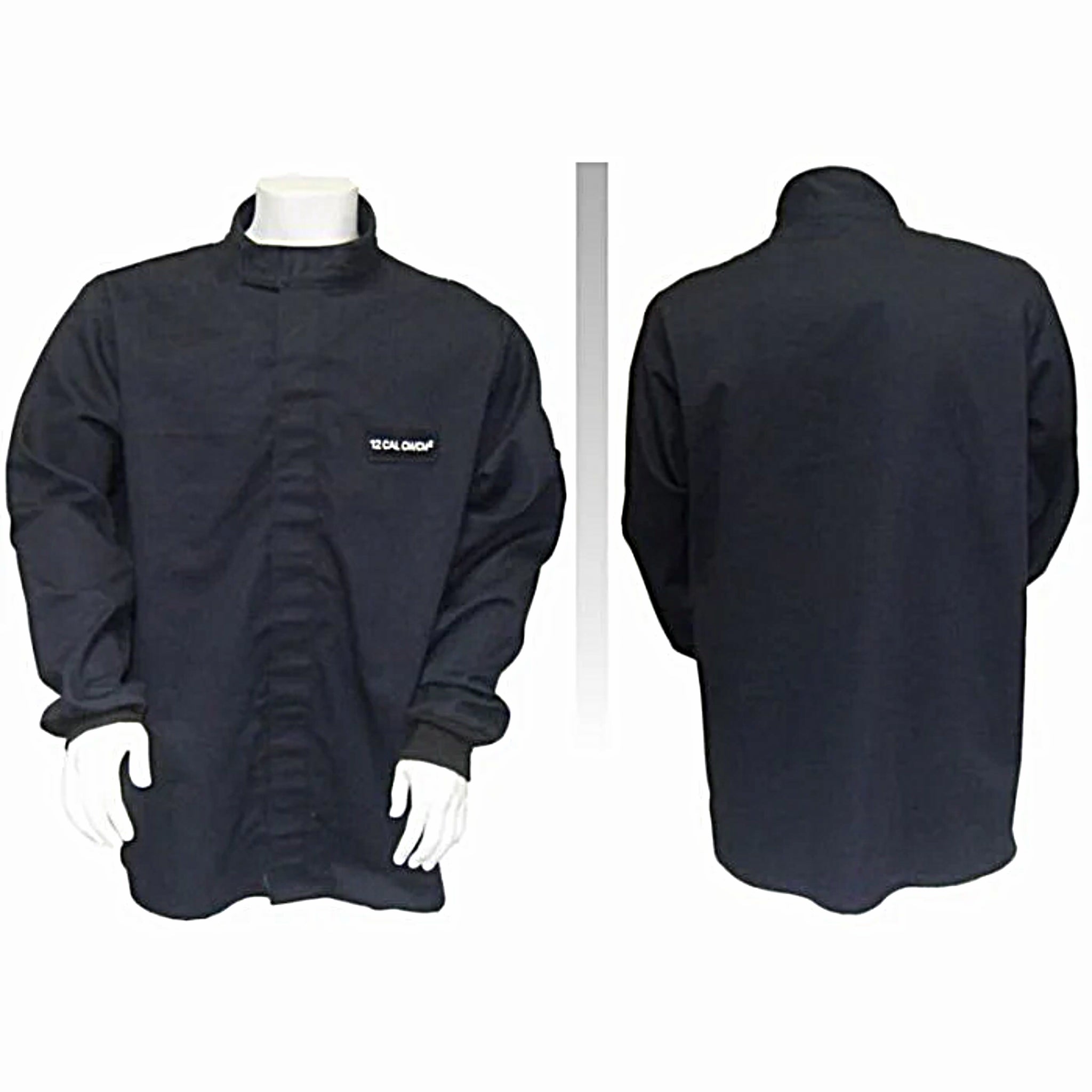 Chicago Protective Apparel SWJ-20 Arc Flash Jacket, 20 cal, 35 Inches, Navy, 1 Each, Main Image