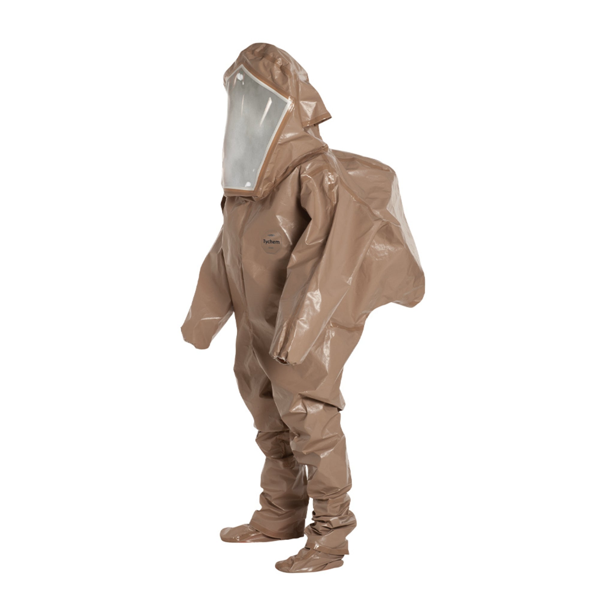 DuPont Tychem 5000 C3528TTN Encapsulated Level B Suit, partial left side view