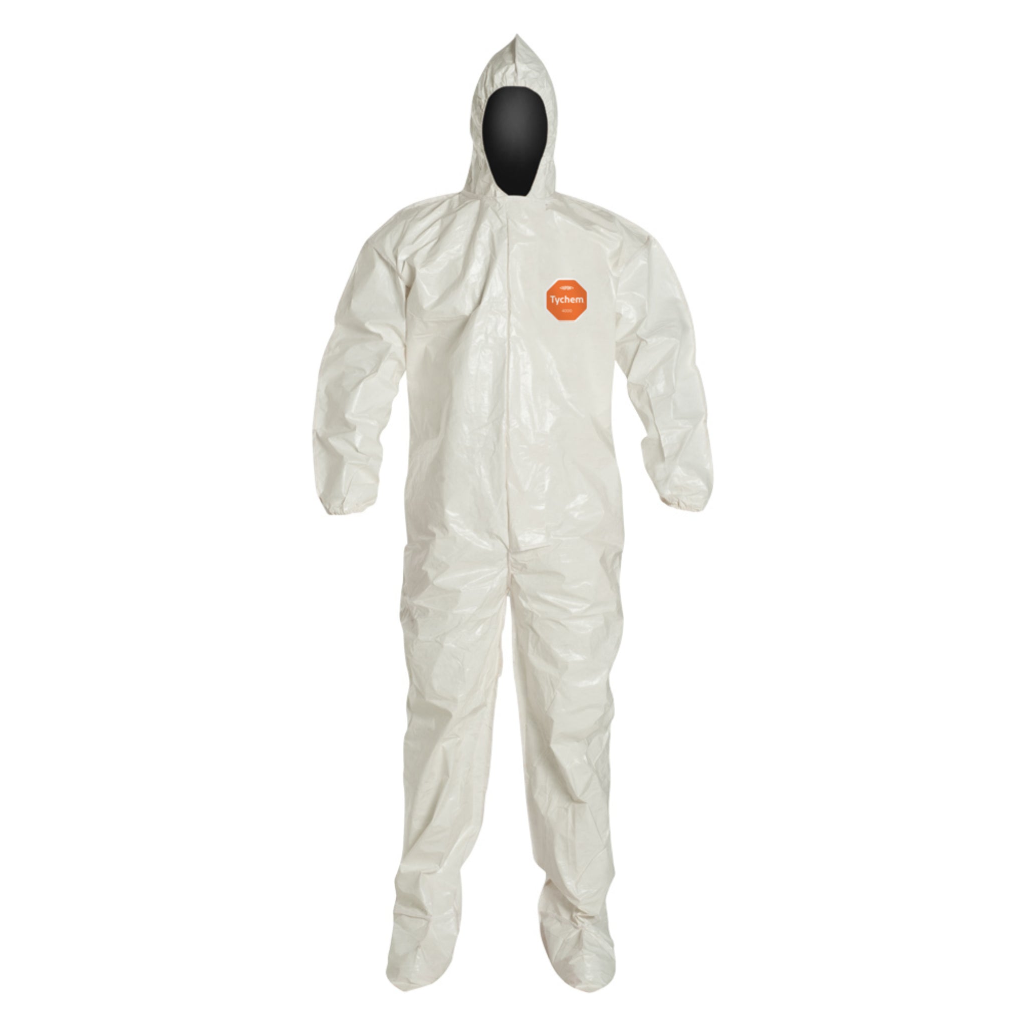 DuPont Tychem 4000 SL122BWH Coverall, front view