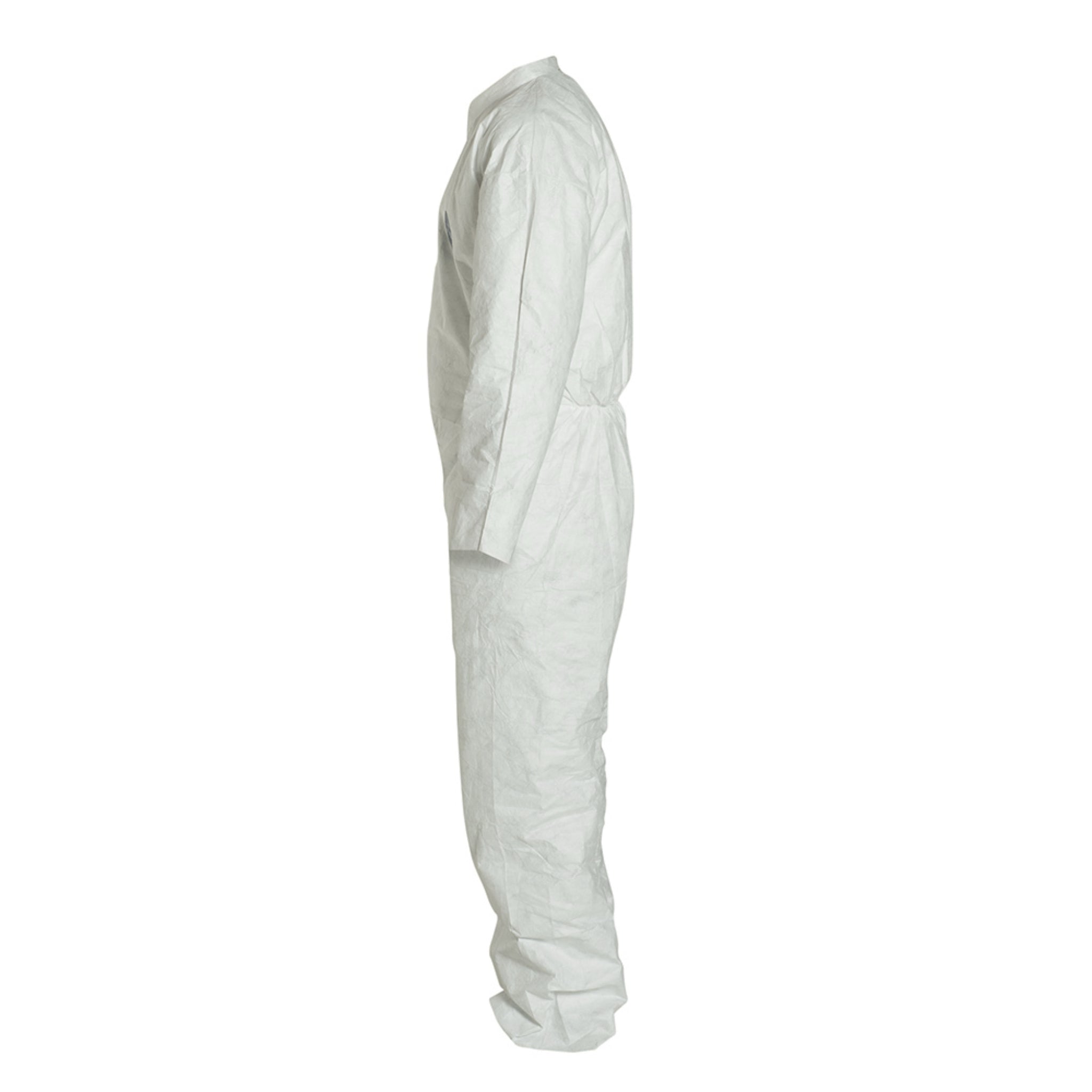 DuPont TY120S Tyvek 400 Coveralls with Open Wrists and Ankles, left side view