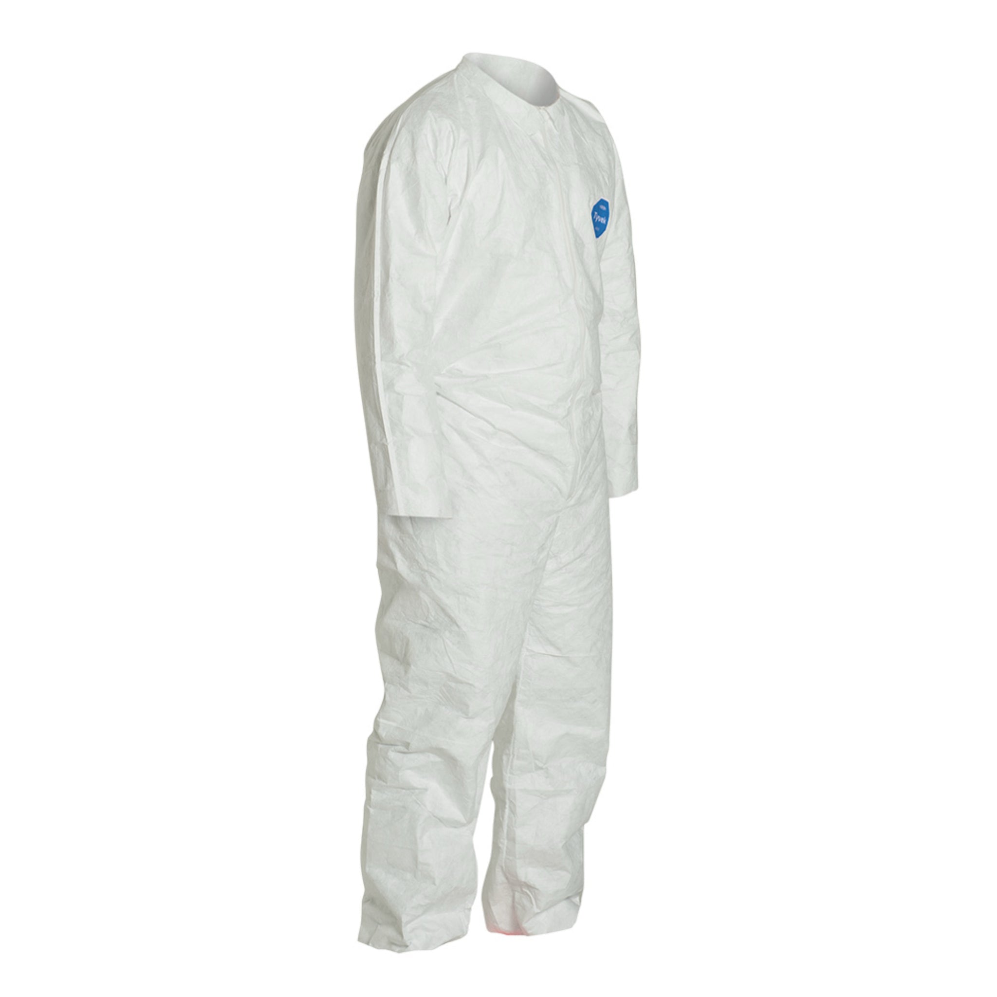 DuPont TY120S Tyvek 400 Coveralls with Open Wrists and Ankles, partial right side view, front