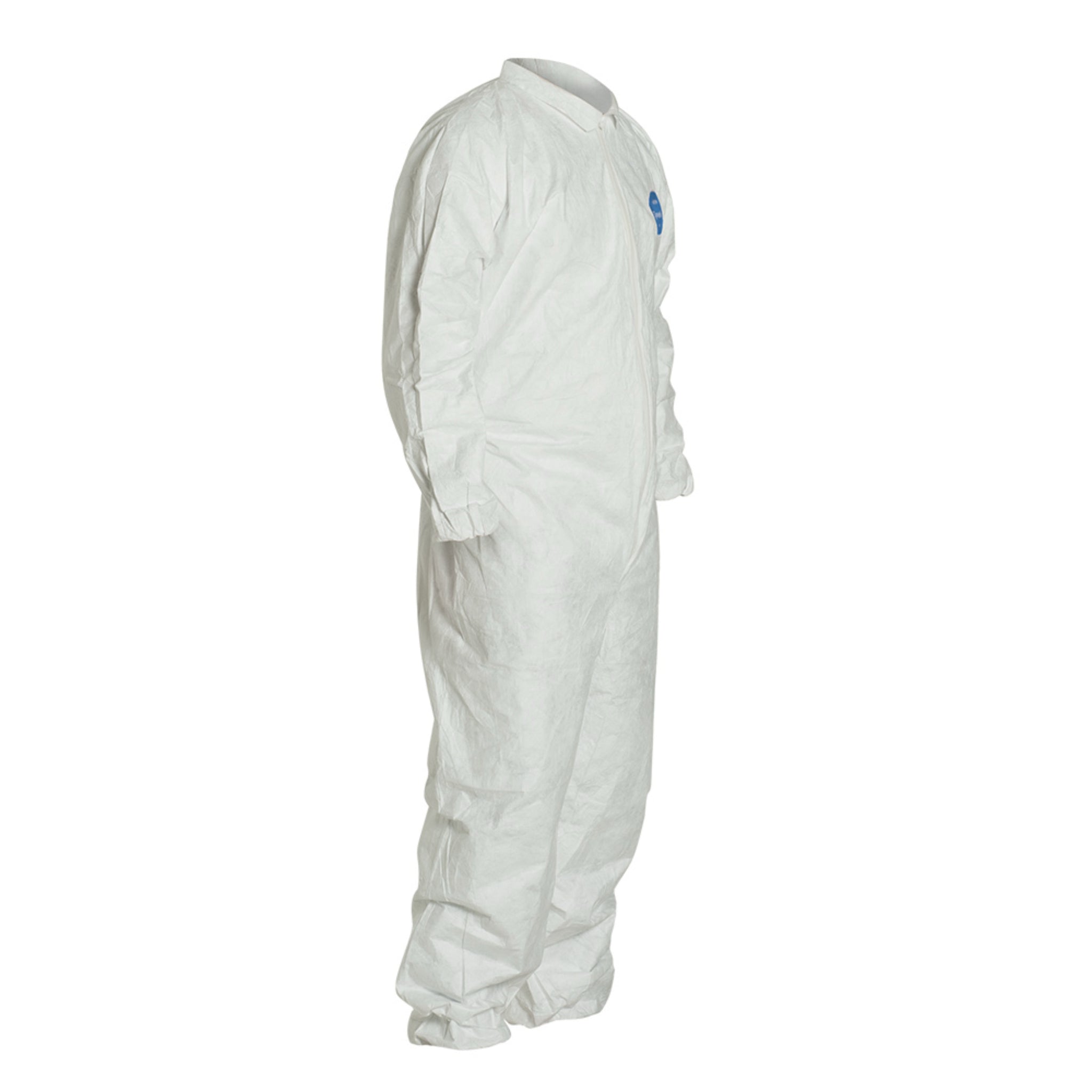 DuPont TY125SWH Tyvek 400 Coverall with Elastic Wrists and Ankles, Partial Right Side Front View