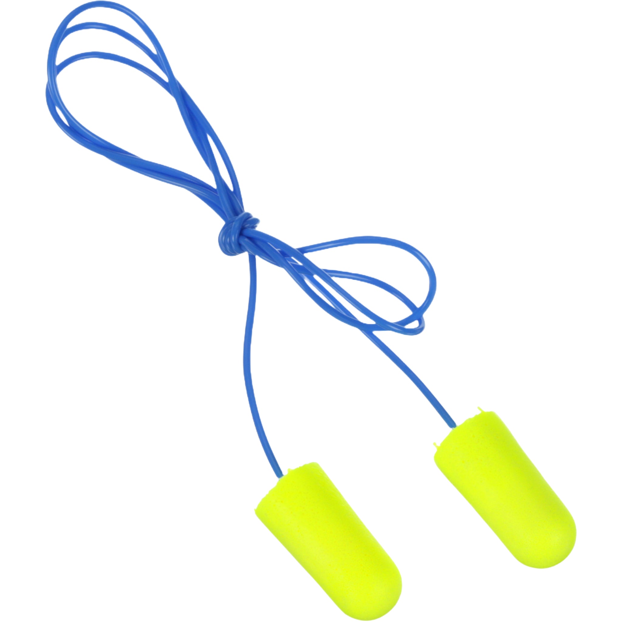 3M E-A-Rsoft Yellow Neons 311-1250 Corded Earplugs, Main Image