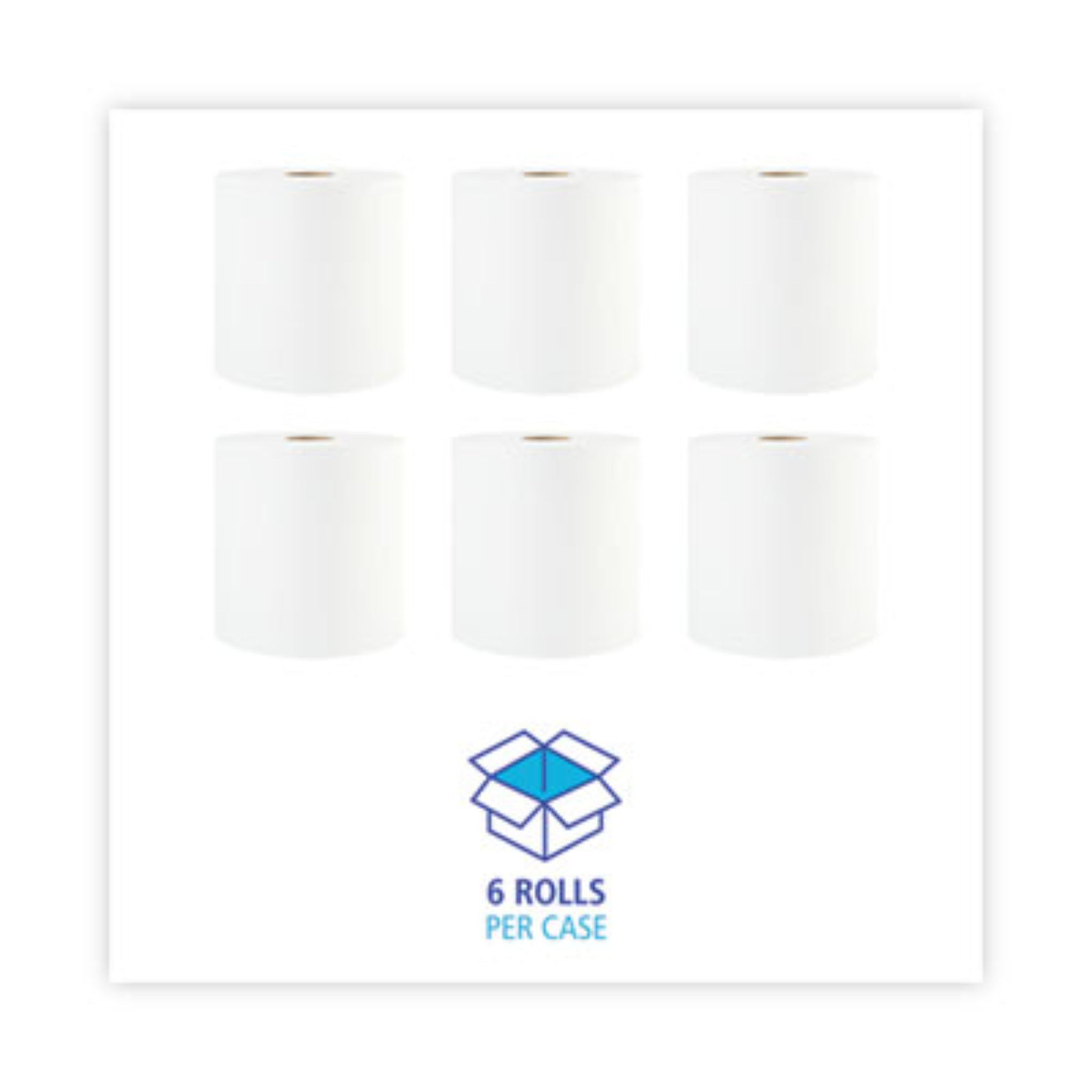 BOARDWALK BWK6254B Hardwound Paper Towels, 6 Rolls