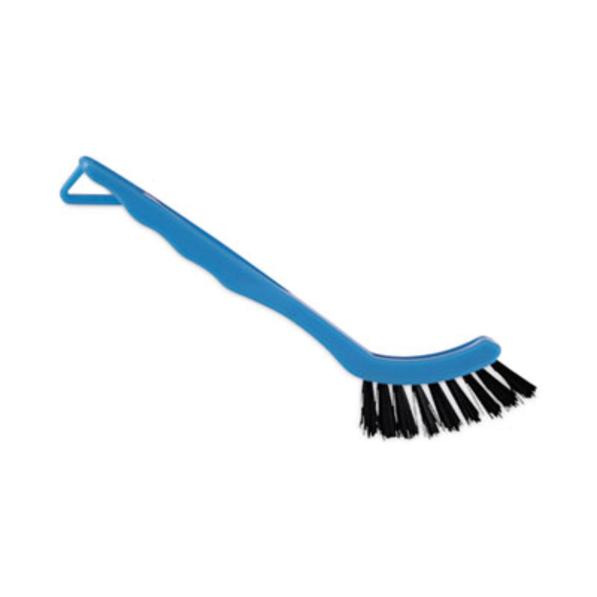 BOARDWALK BWK9008 Grout Brush, Black Nylon Bristles, 8.13" Blue Plastic Handle, 1 Each