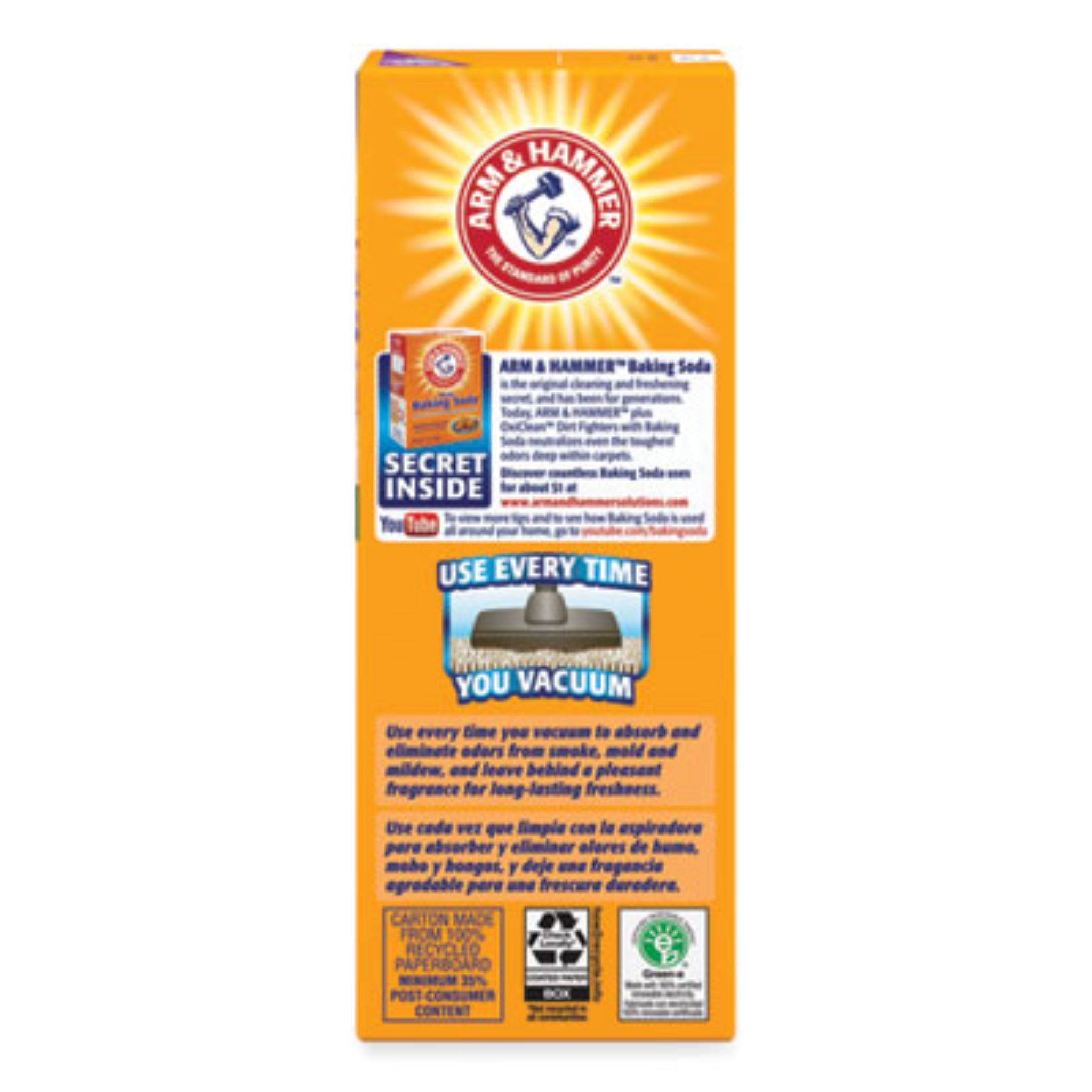 CHURCH & DWIGHT CO., INC CDC3320011535 Fresh Scentsations Carpet Odor Eliminator, Back View