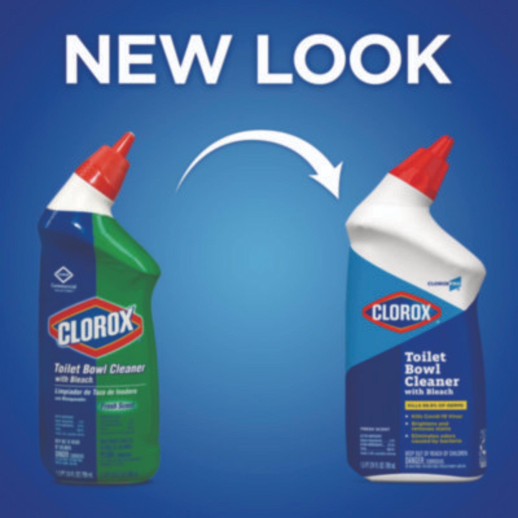 CLOROX SALES CO.  CLO00031CT Toilet Bowl Cleaner with Bleach, New Look