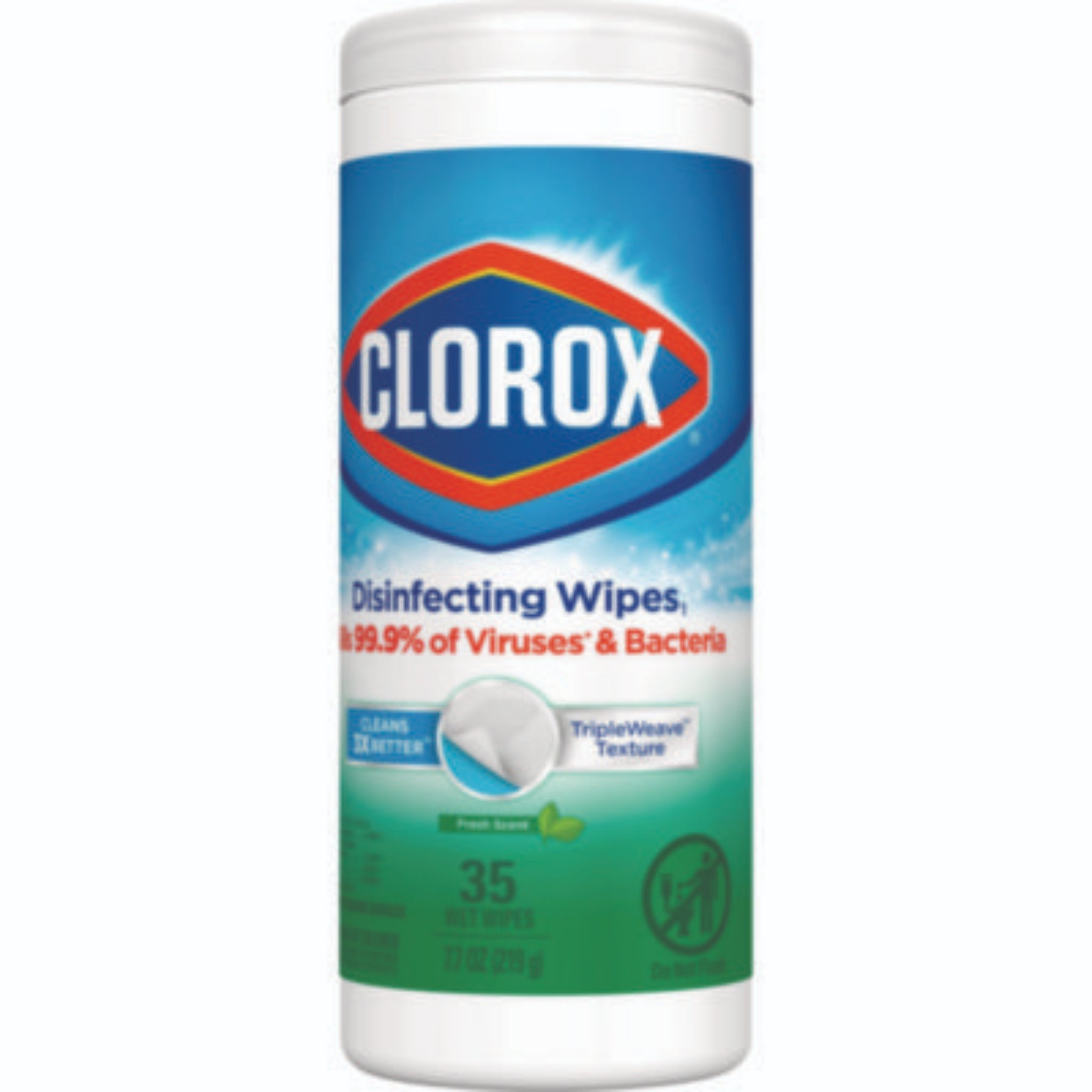 CLOROX SALES CO. CLO01593CT Disinfecting Wipes, Front