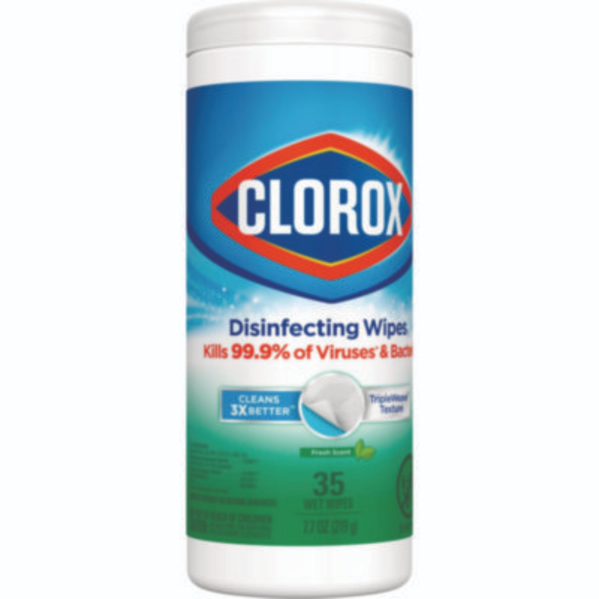 CLOROX SALES CO. CLO01593EA Disinfecting Wipes, Front View