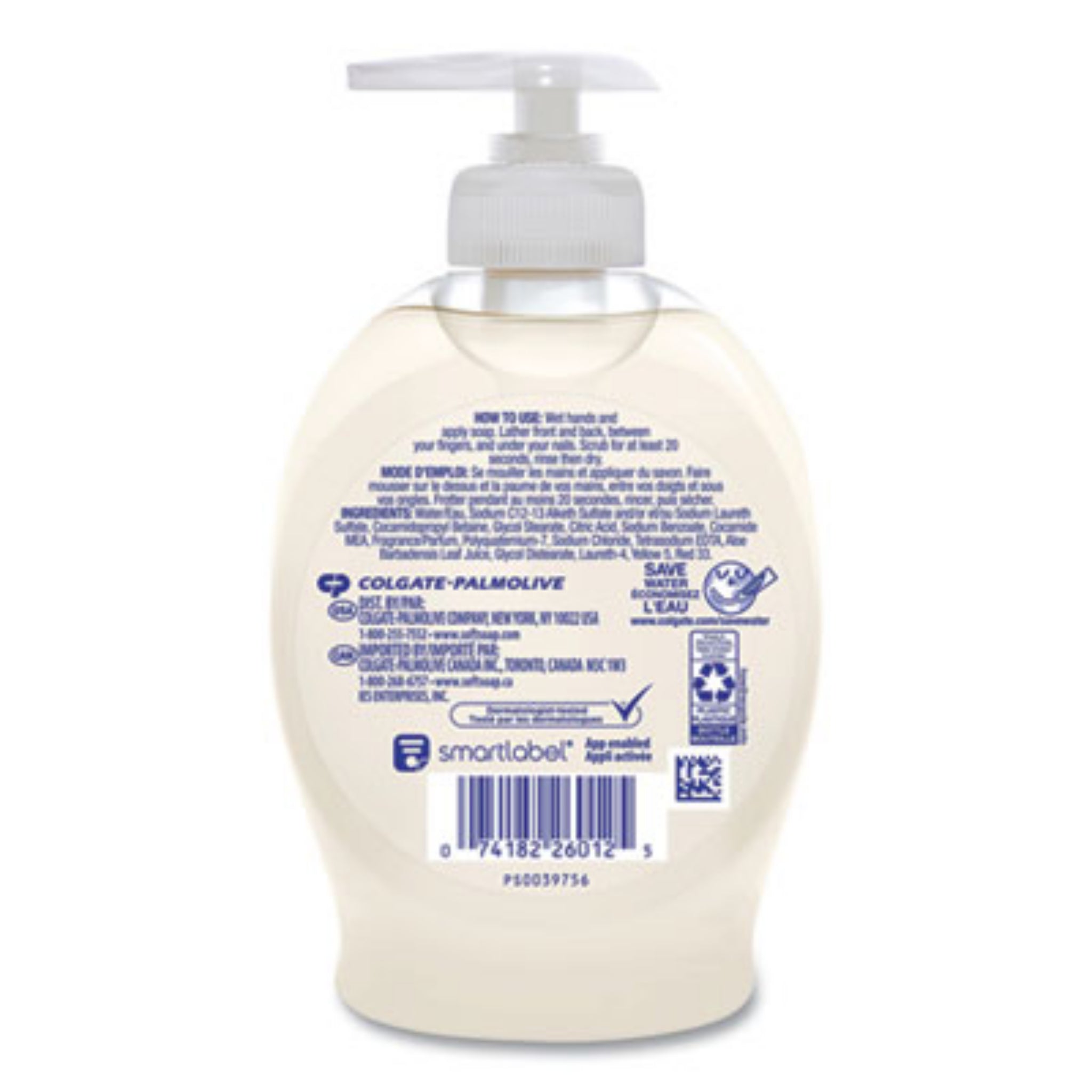 COLGATE PALMOLIVE, IPD. CPC45634 Moisturizing Hand Soap, Back View