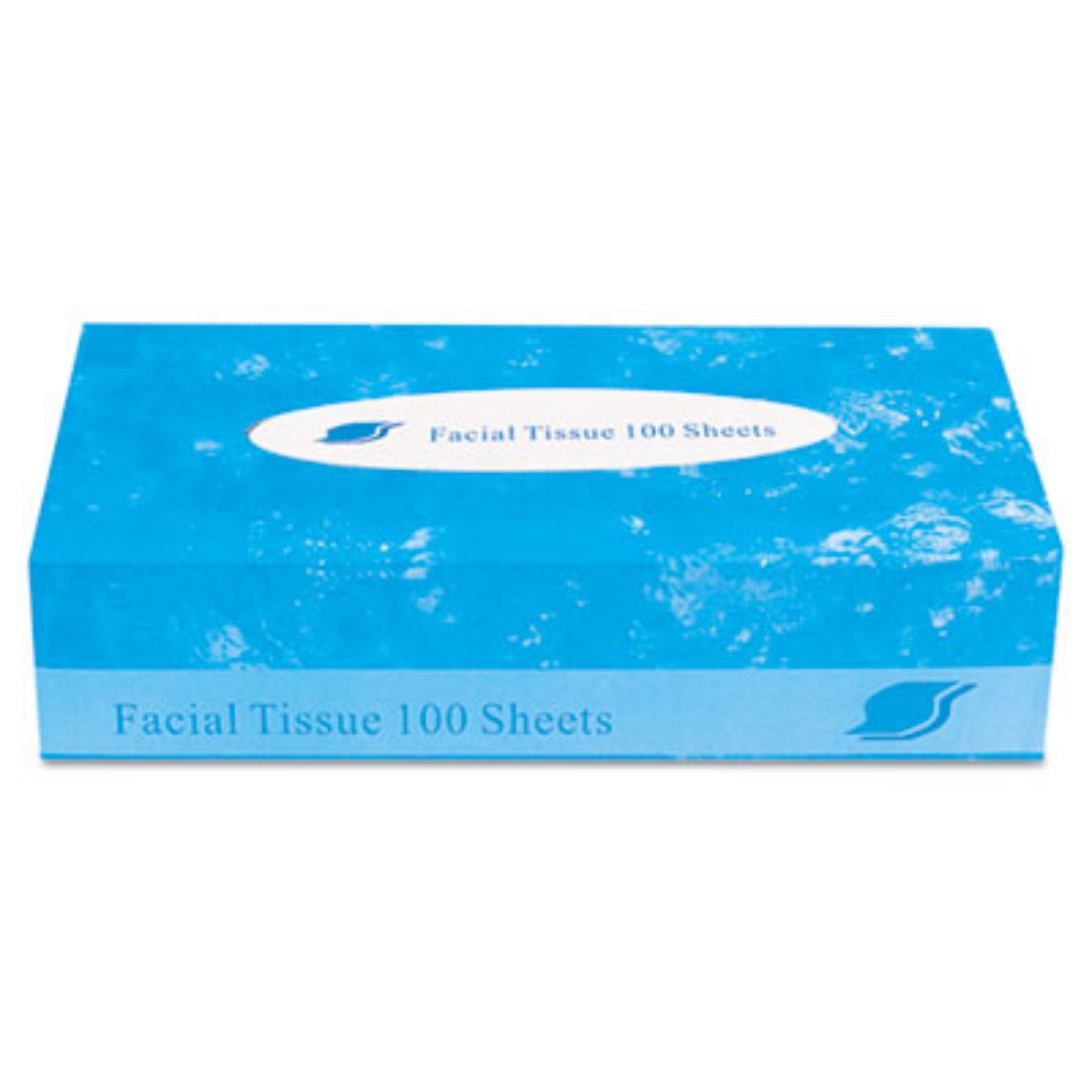 GEN GENFACIAL30100 Boxed Facial Tissue, 2-Ply, White, Box of 100 Sheets, Carton of 30