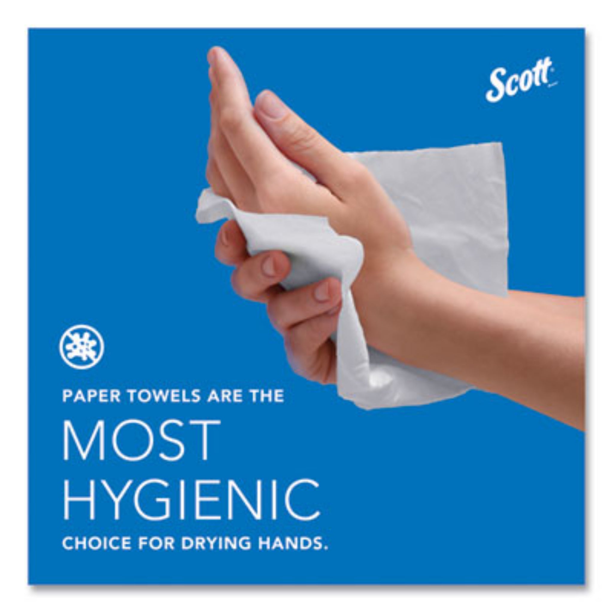 KIMBERLY-CLARK Scott 01804 Essential Multi-Fold Towels, Most Hygienic