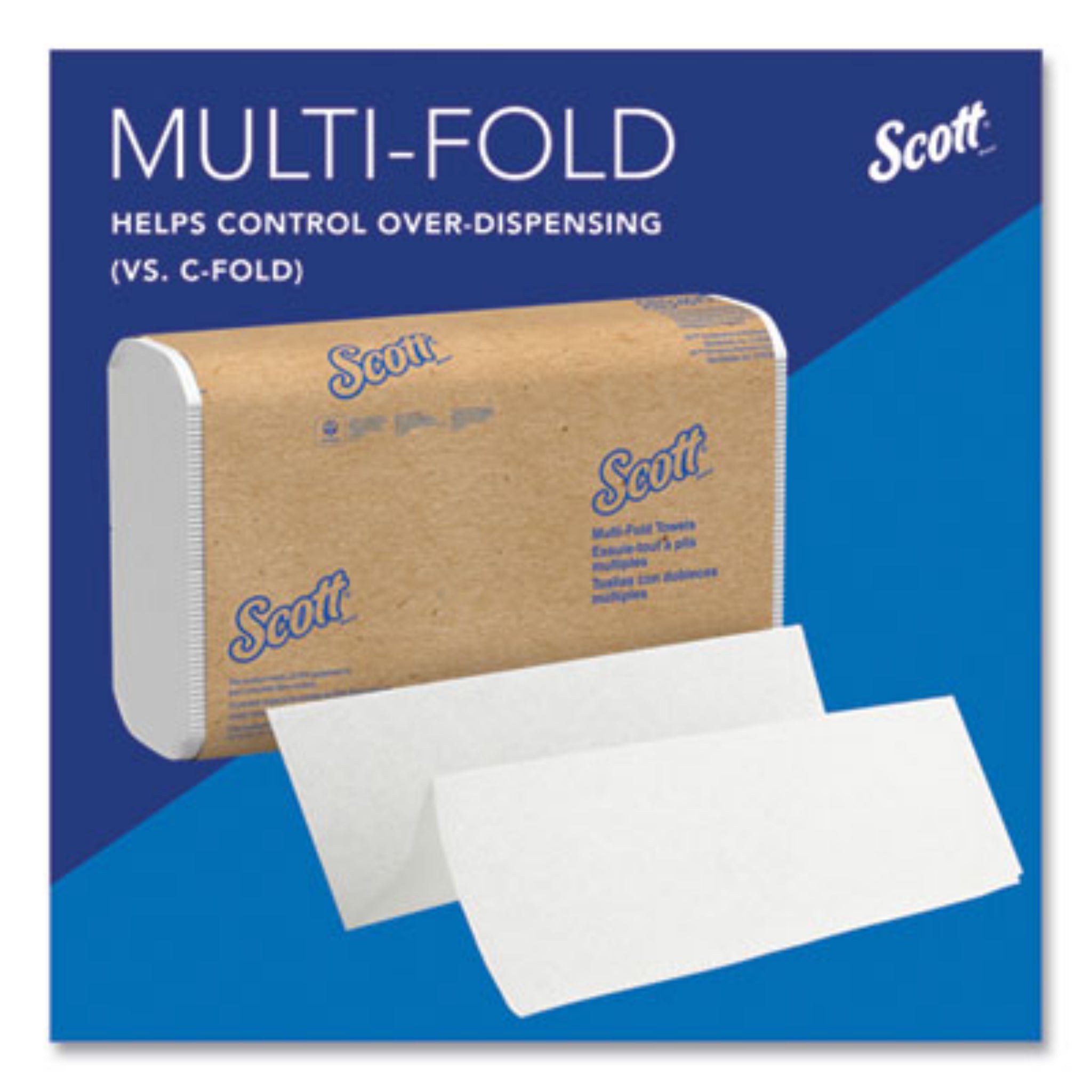 KIMBERLY-CLARK KCC01840 Essential Multi-Fold Towels, Multifold