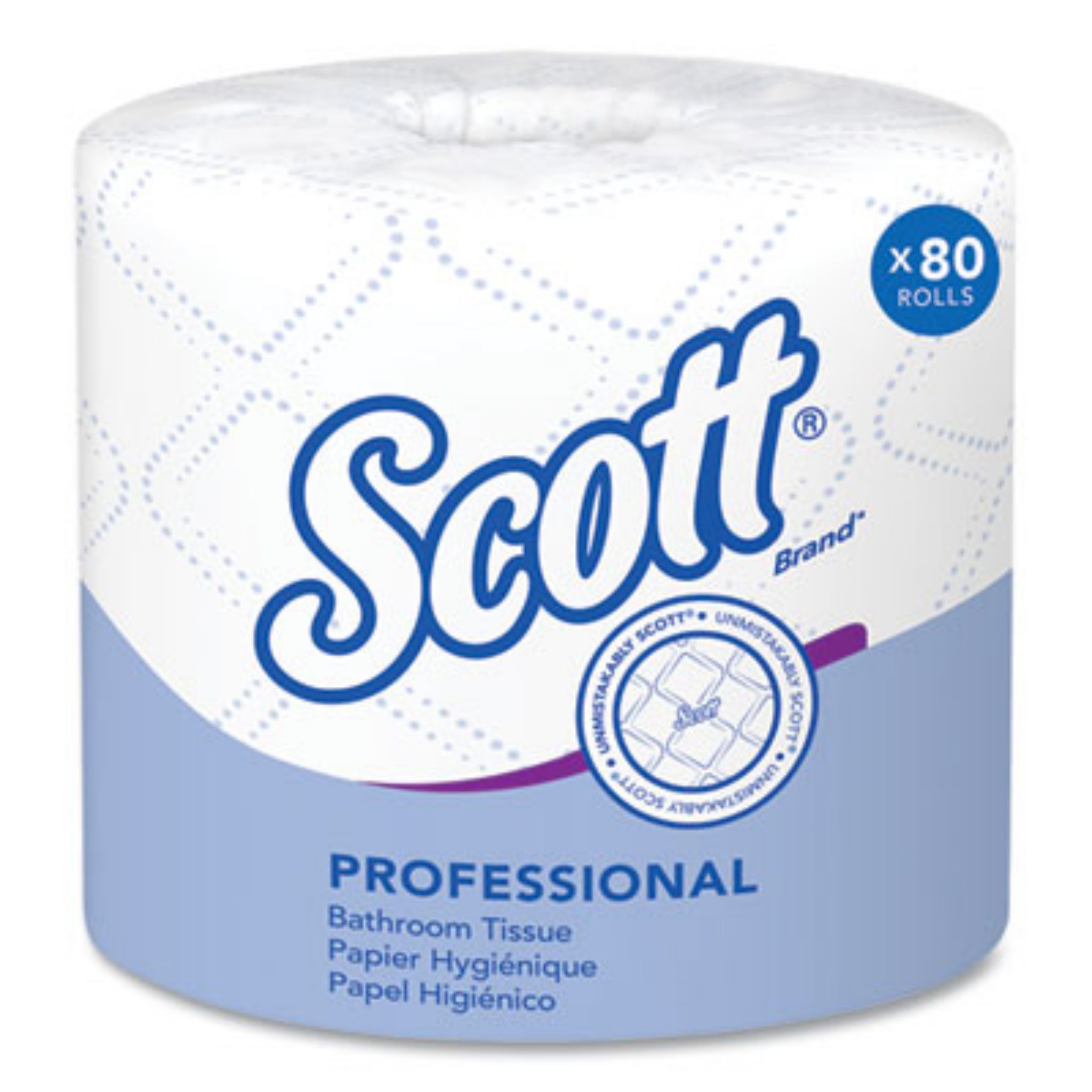 KIMBERLY-CLARK KCC04460 Essential Standard Roll Bathroom Tissue for Business, Front View