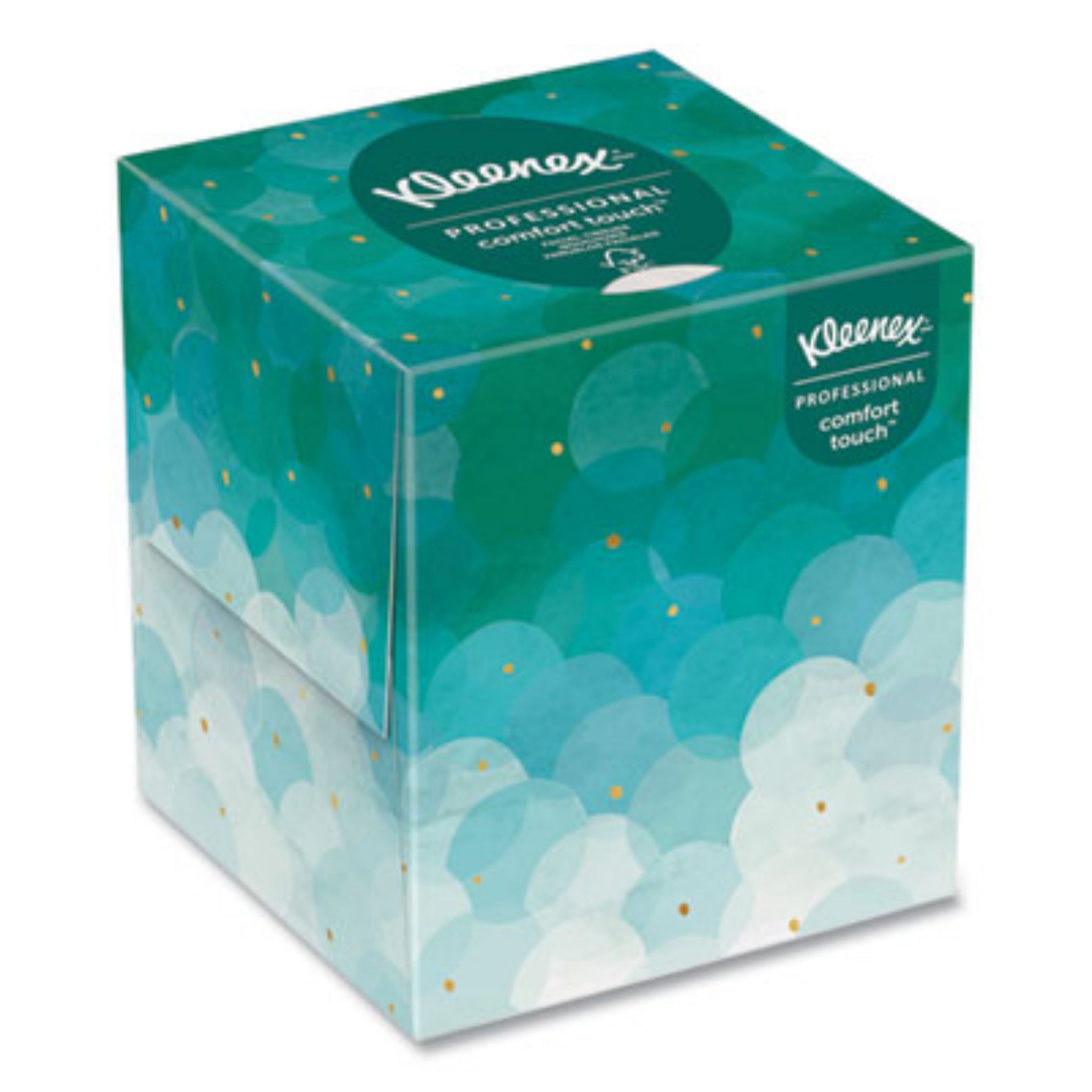 KIMBERLY-CLARK Kleenex KCC21270BX Boutique White Facial Tissue, 2-Ply, Pop-Up Box, Box of 95