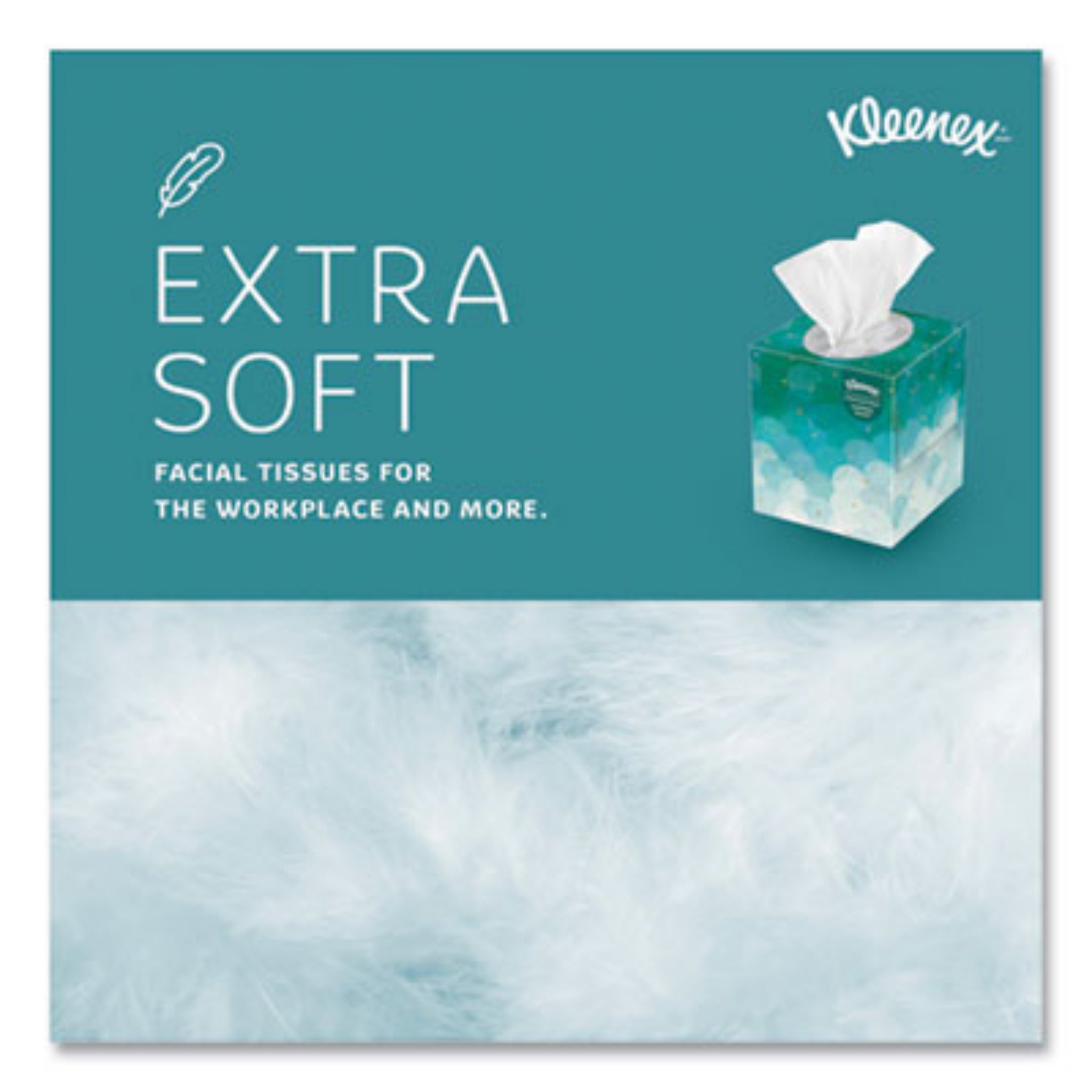 KIMBERLY-CLARK KCC21270BX Boutique White Facial Tissue, Extra Soft