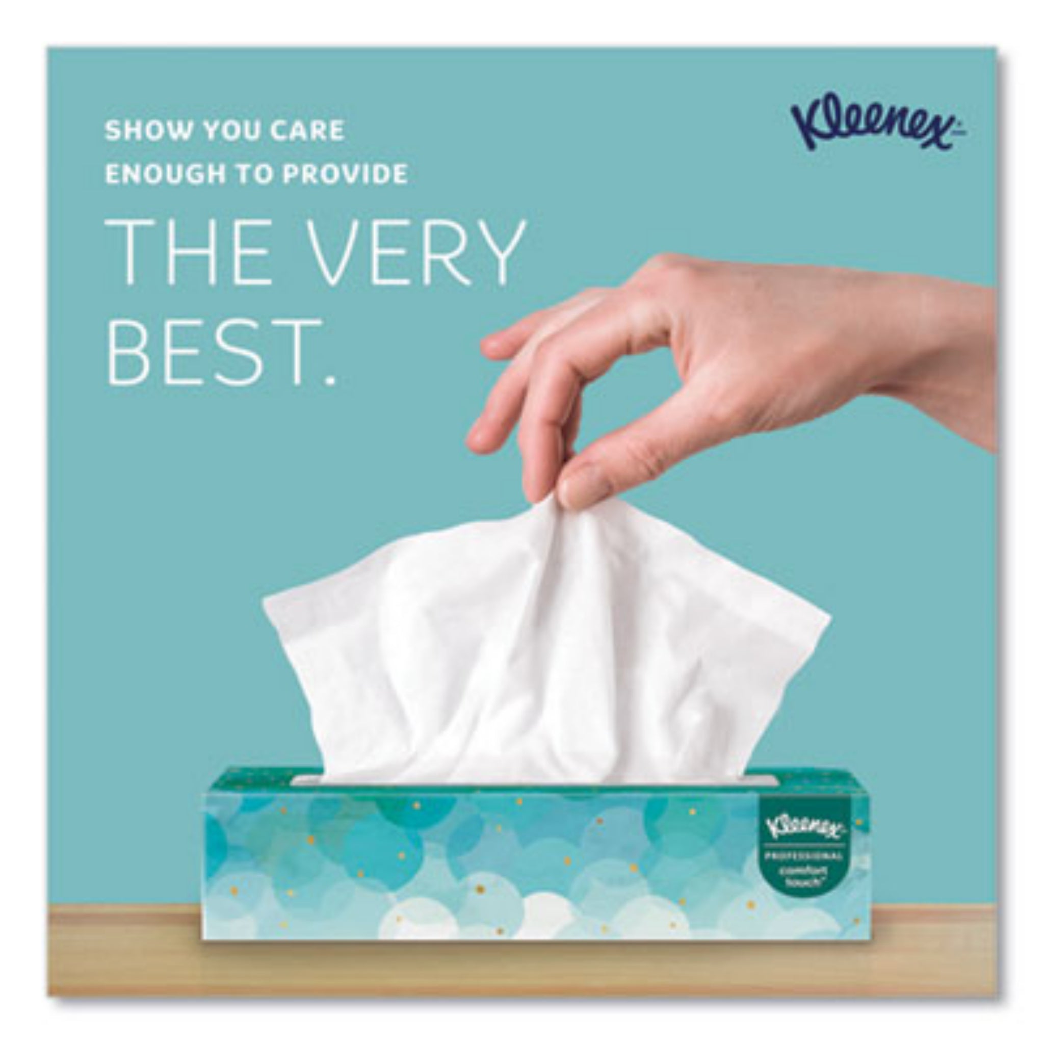 KIMBERLY-CLARK KCC21400BX White Facial Tissue for Business, The Very Best