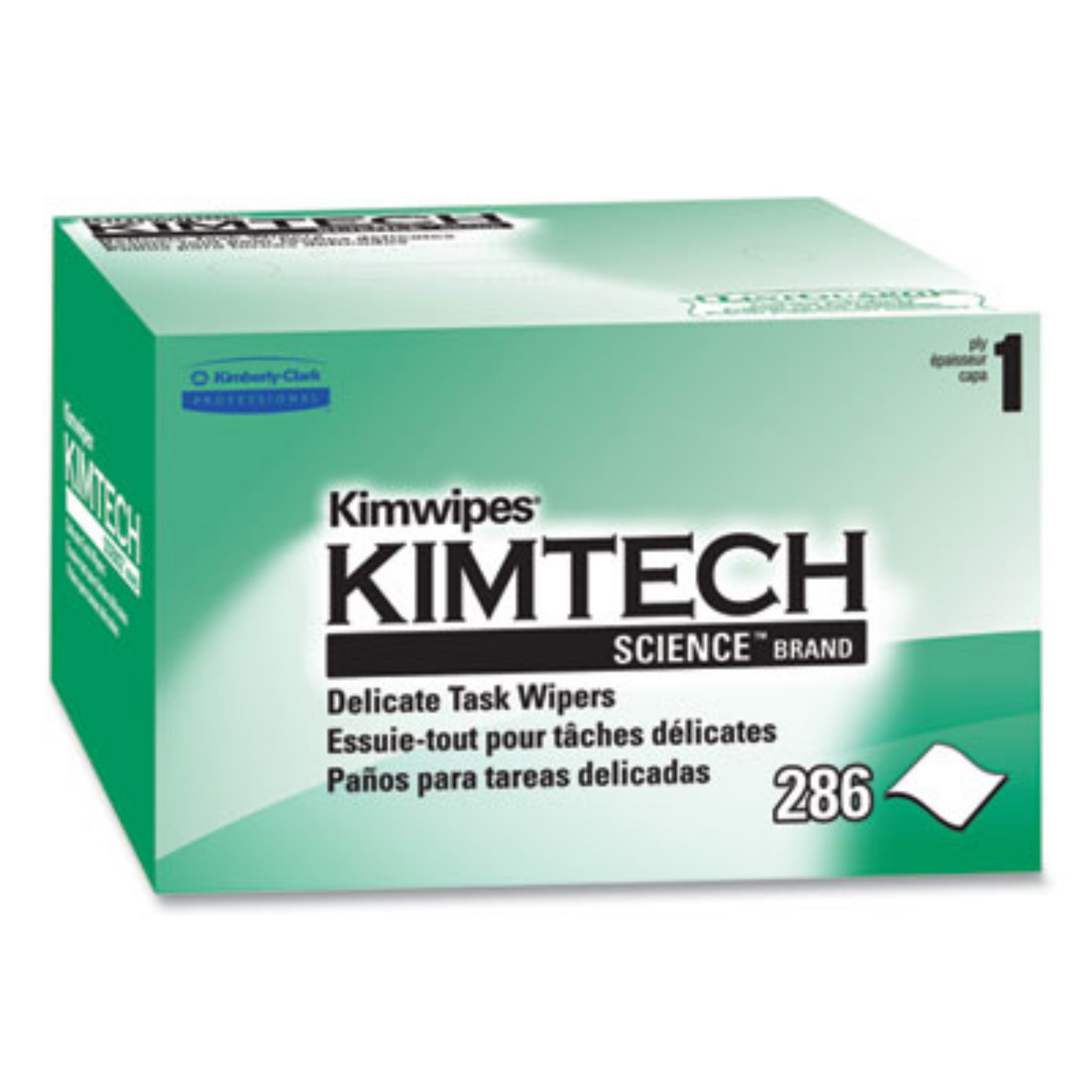 KIMBERLY-CLARK KCC34155 Kimwipes, Front View