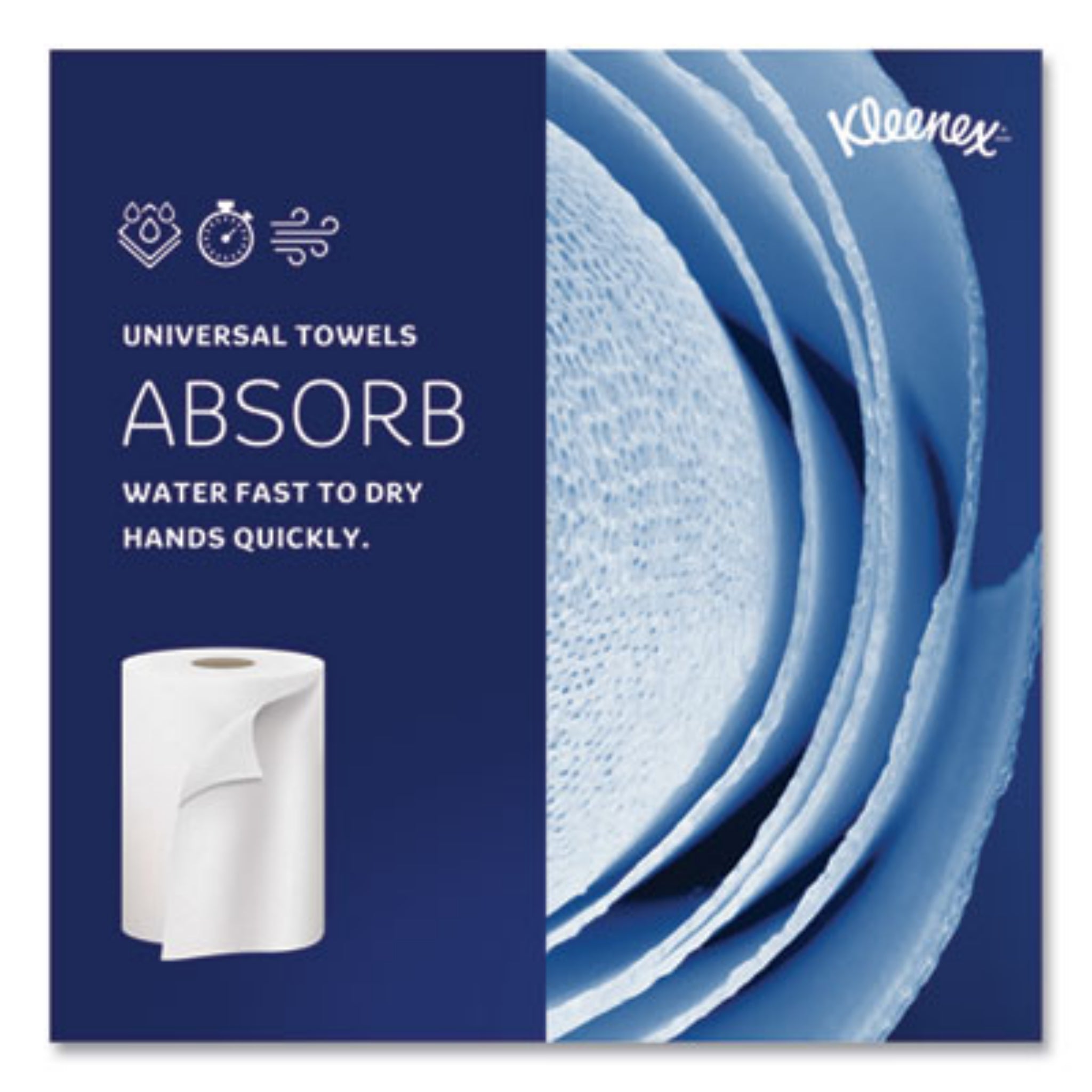 KIMBERLY-CLARK KCC50606 Hard Roll Paper Towels with Premium Absorbency Pockets, Absorbent