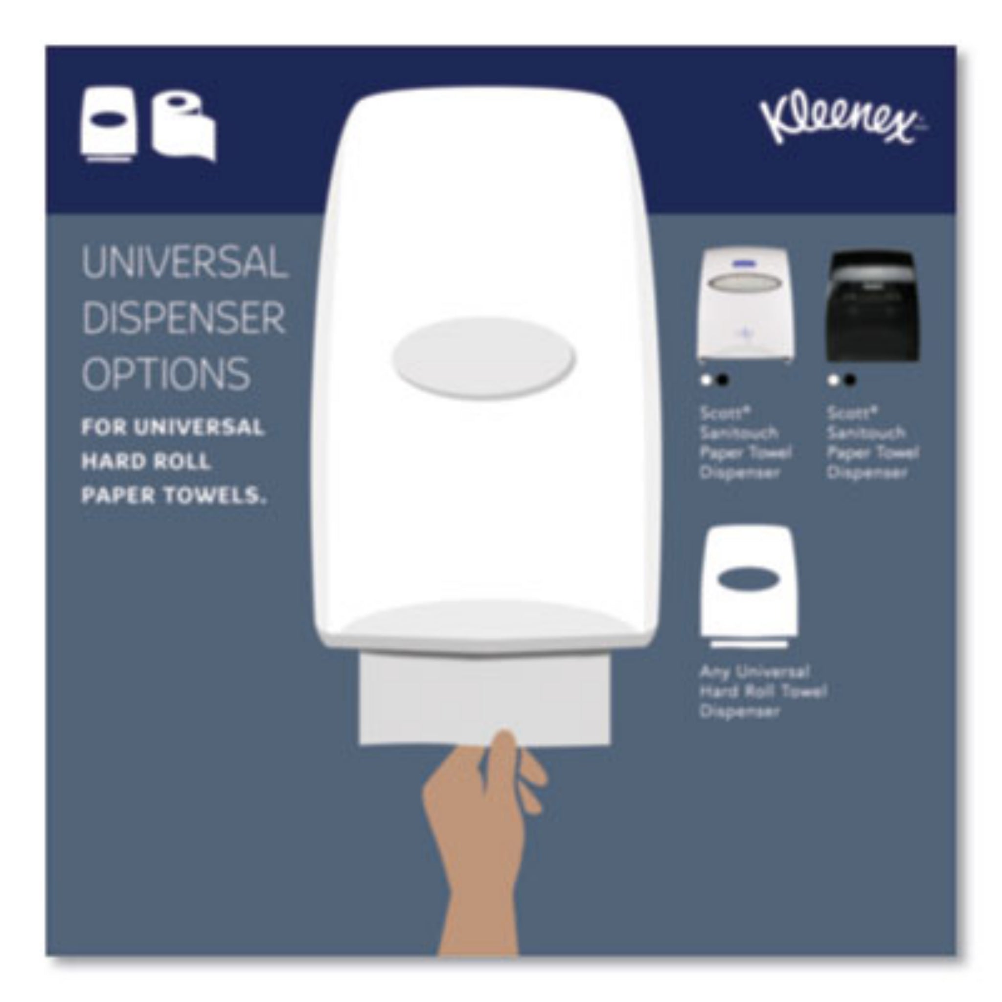 KIMBERLY-CLARK KCC50606 Hard Roll Paper Towels with Premium Absorbency Pockets, Universal Dispenser Options