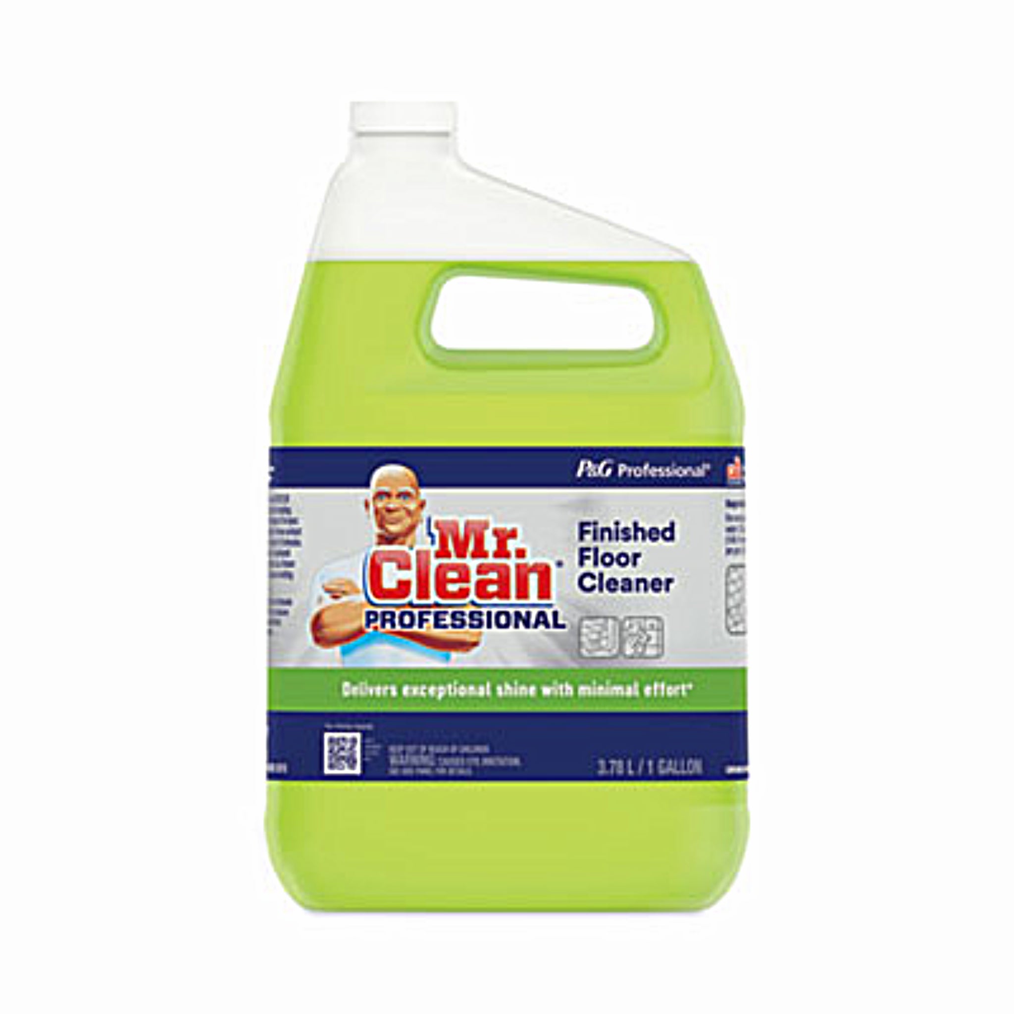 PROCTER & GAMBLE Mr. Clean PGC02621CT Finished Floor Cleaner, Lemon Scent, 1 Gallon Bottle, Front View