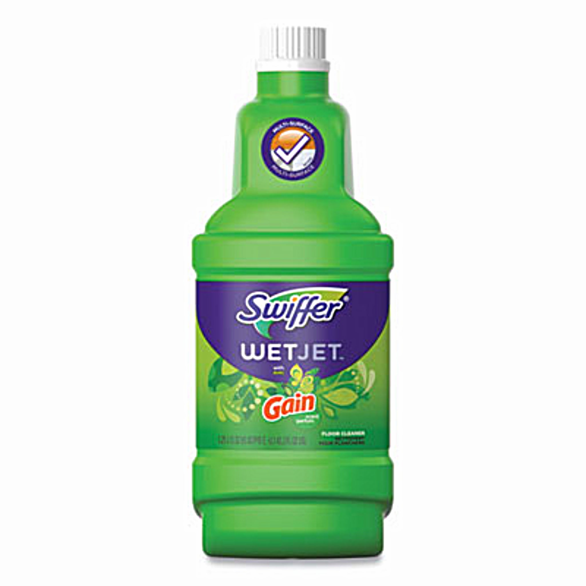 PROCTER & GAMBLE Swiffer PGC77809 WetJet System Cleaning-Solution Refill, Original Scent, 1.25 L Bottle, Front View