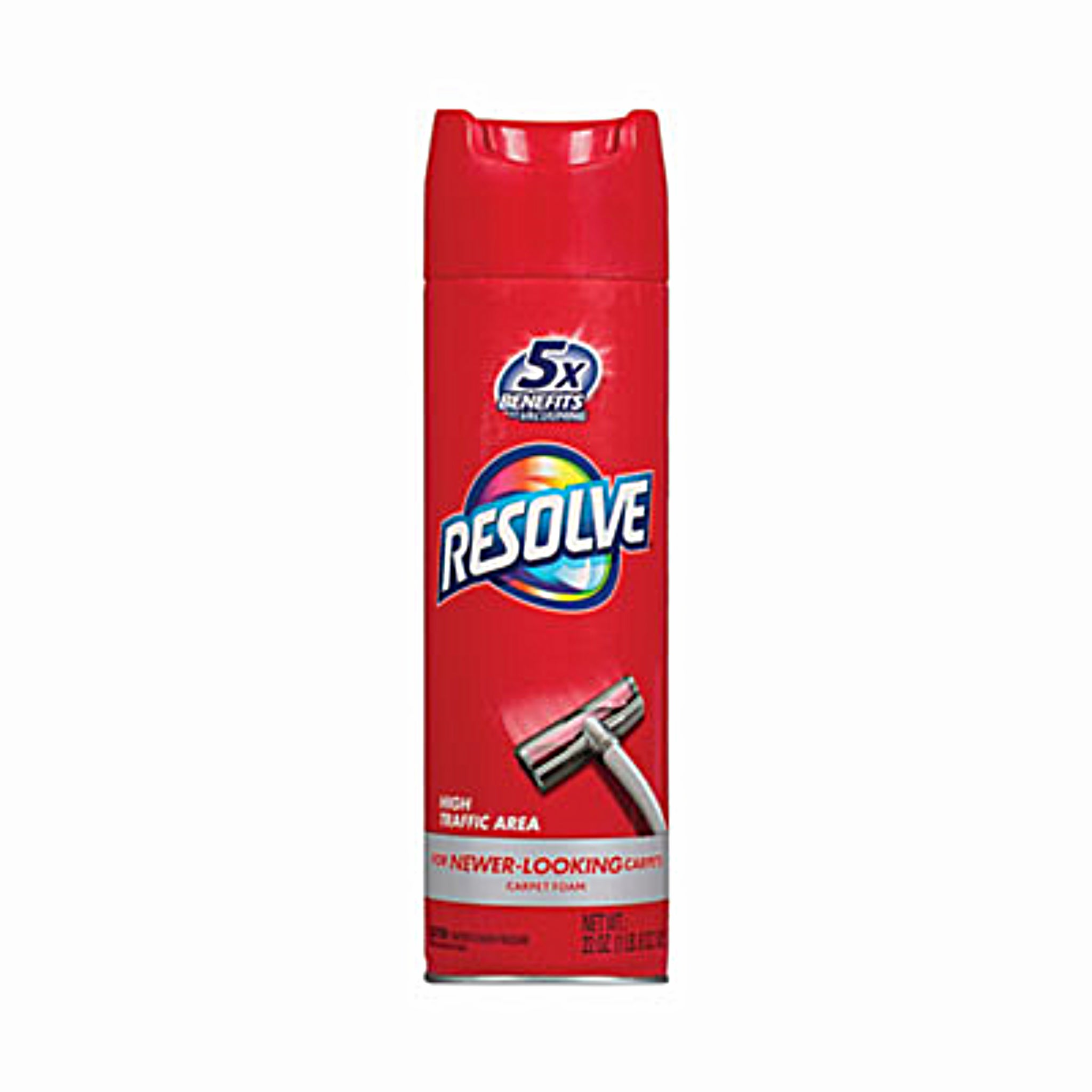 RECKITT BENCKISER Resolve RAC00706 Foam Carpet Cleaner, 22 Oz Aerosol Spray, 1 Each