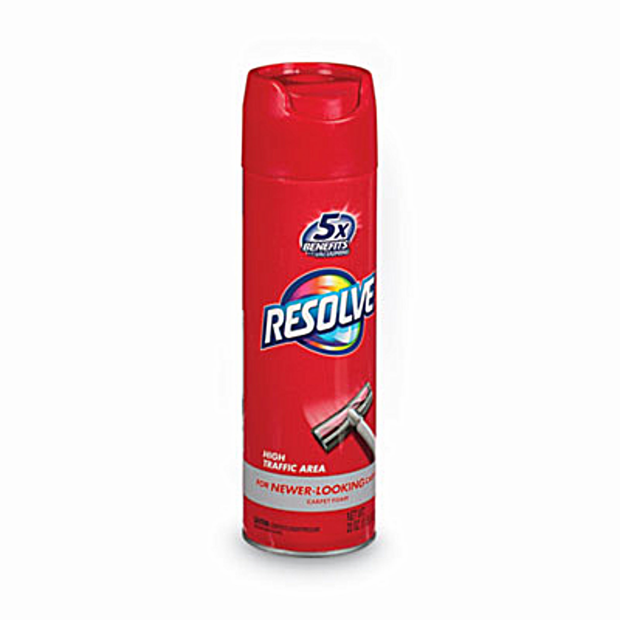 RECKITT BENCKISER Resolve RAC00706 Foam Carpet Cleaner, Foam, 22 Oz Aerosol Spray, Front View