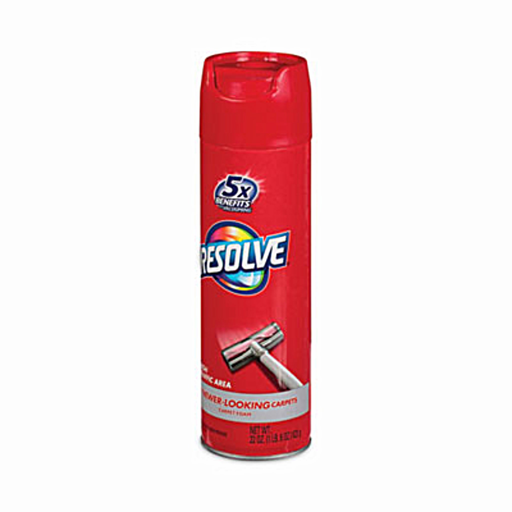 RECKITT BENCKISER Resolve RAC00706 Foam Carpet Cleaner, Foam, 22 Oz Aerosol Spray, Left Side View