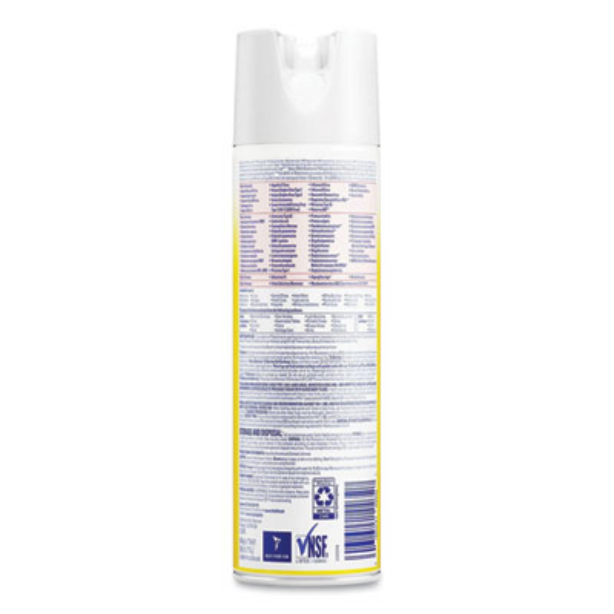 RECKITT BENCKISER RAC04650CT Disinfectant Spray, Back View