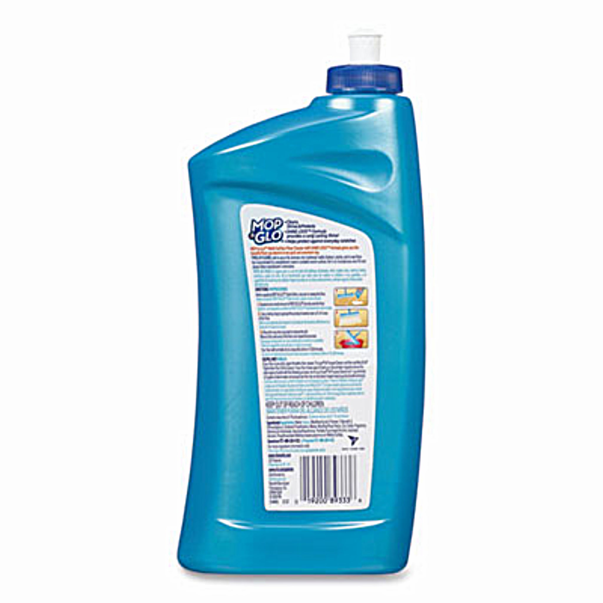 RECKITT BENCKISER Mop & Glo RAC89333 Triple Action Floor Cleaner, Fresh Citrus Scent, 32 oz Bottle, Back View