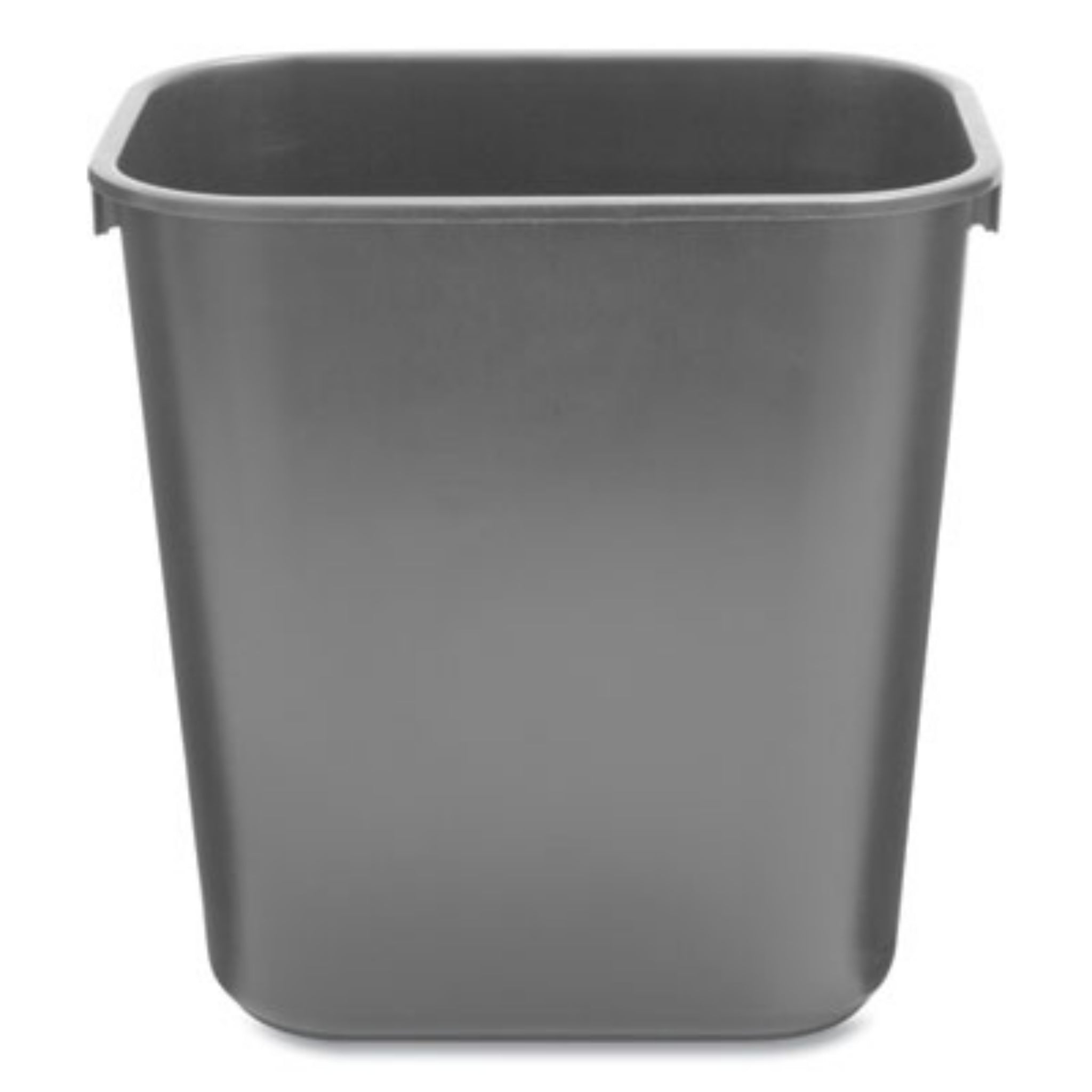 RUBBERMAID COMMERCIAL PROD. RCP295500BK Deskside Plastic Wastebasket, 3.5 gal, Plastic, Black, 1 Each