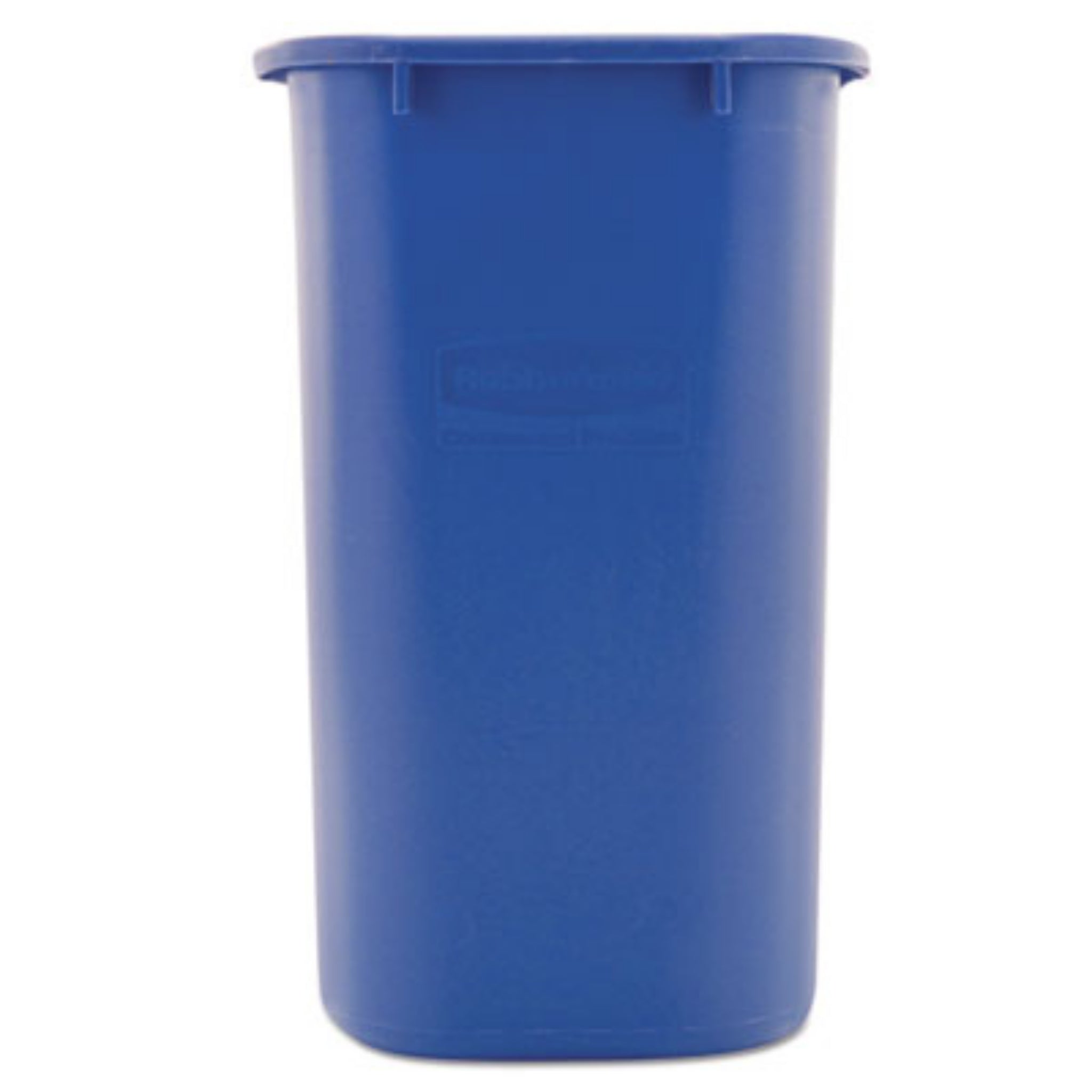 RUBBERMAID COMMERCIAL PROD. RCP295673BE Deskside Recycling Container, Side View