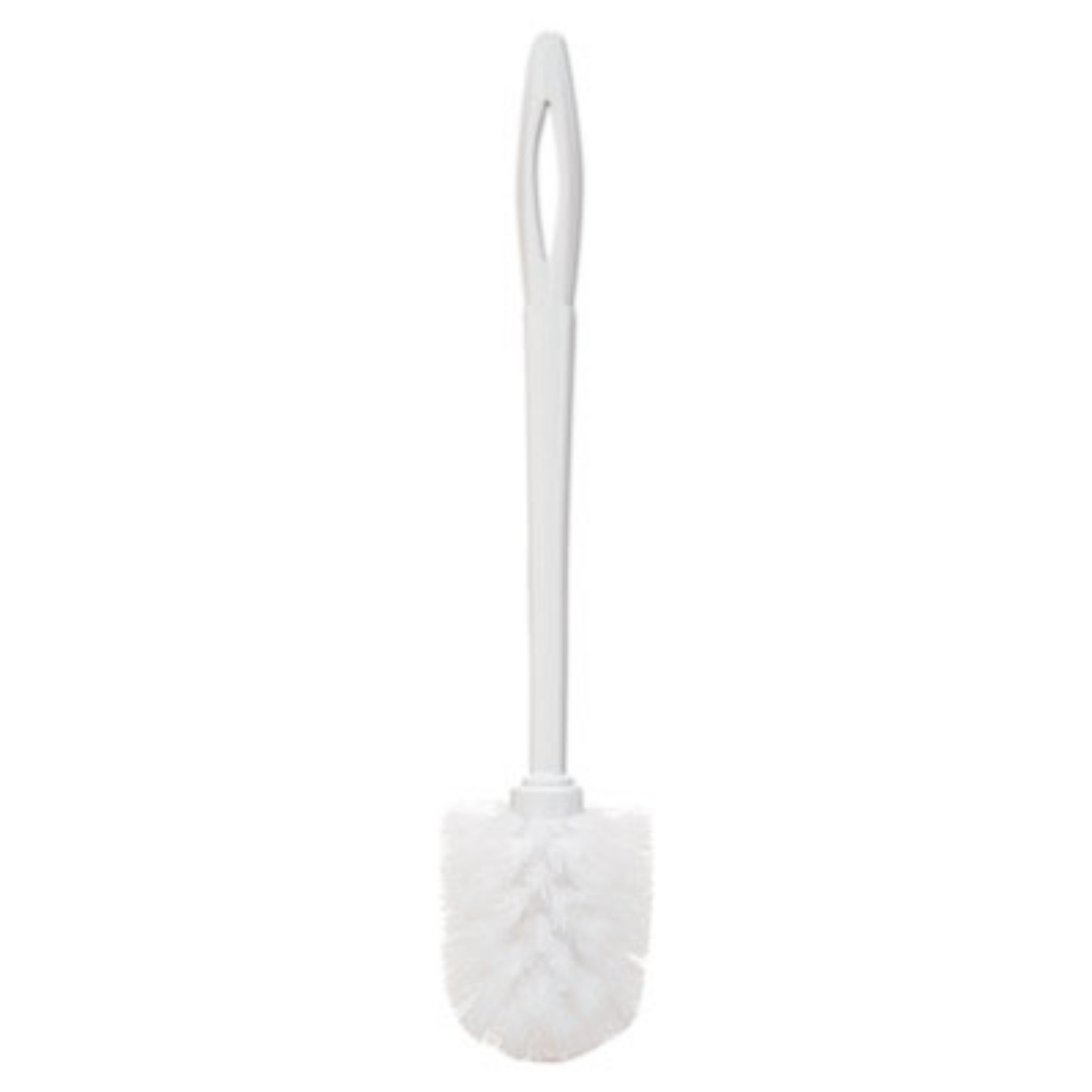 RUBBERMAID COMMERCIAL PROD. RCP631000WE Toilet Bowl Brush, 10" Handle, White, 1 Each