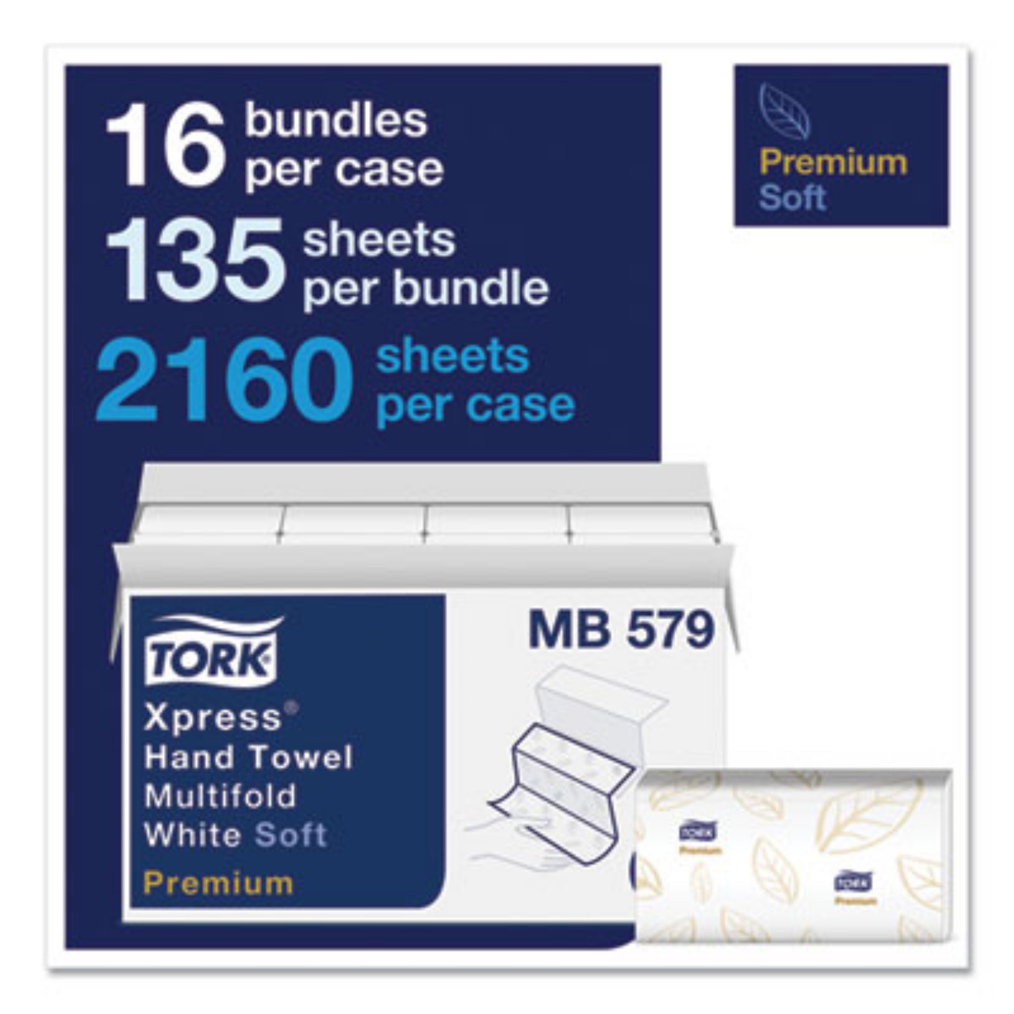 ESSITY TRKMB579 Premium Soft Xpress 3-Panel Multifold Hand Towels, Details