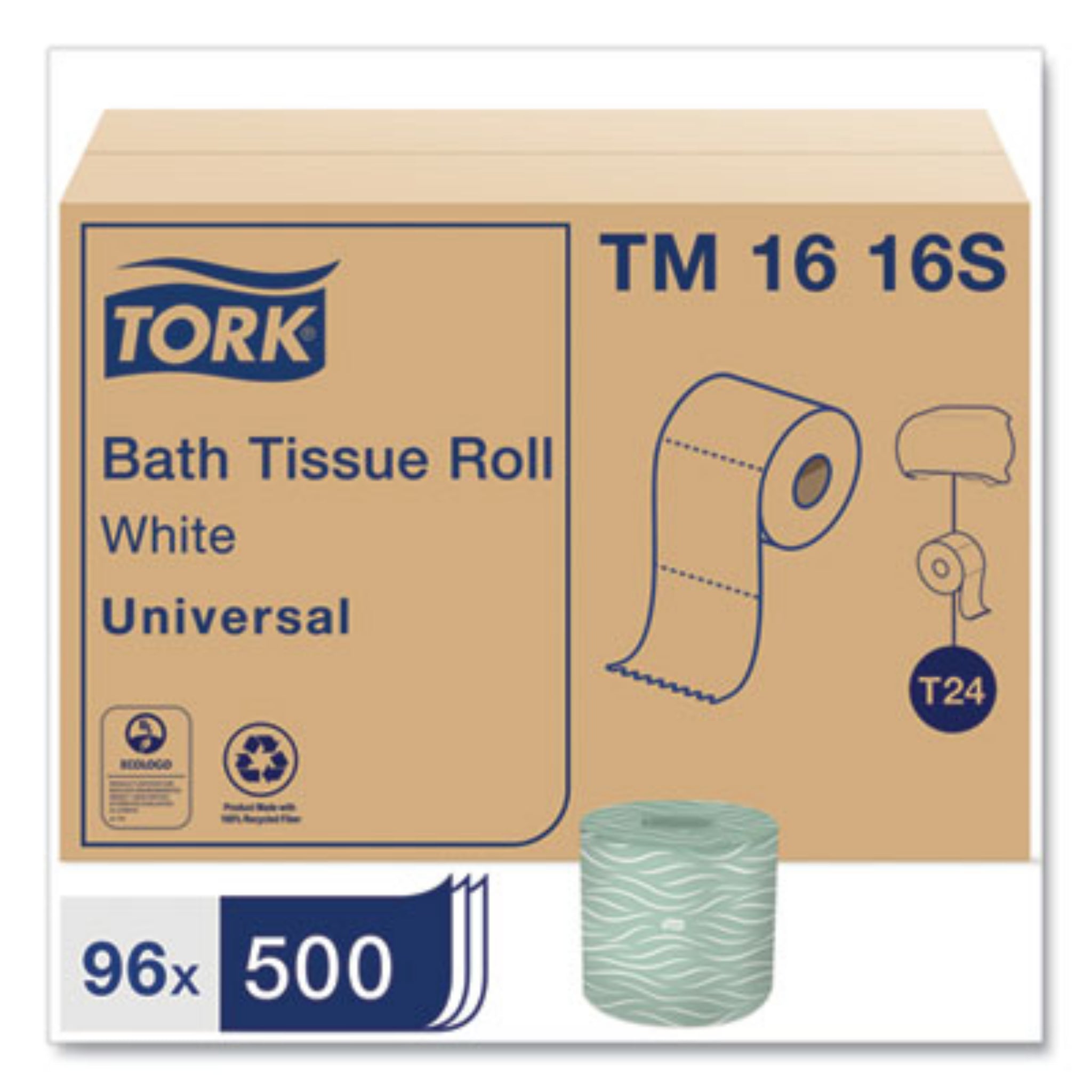 ESSITY TRKTM1616S Universal Bath Tissue, Carton, Front View