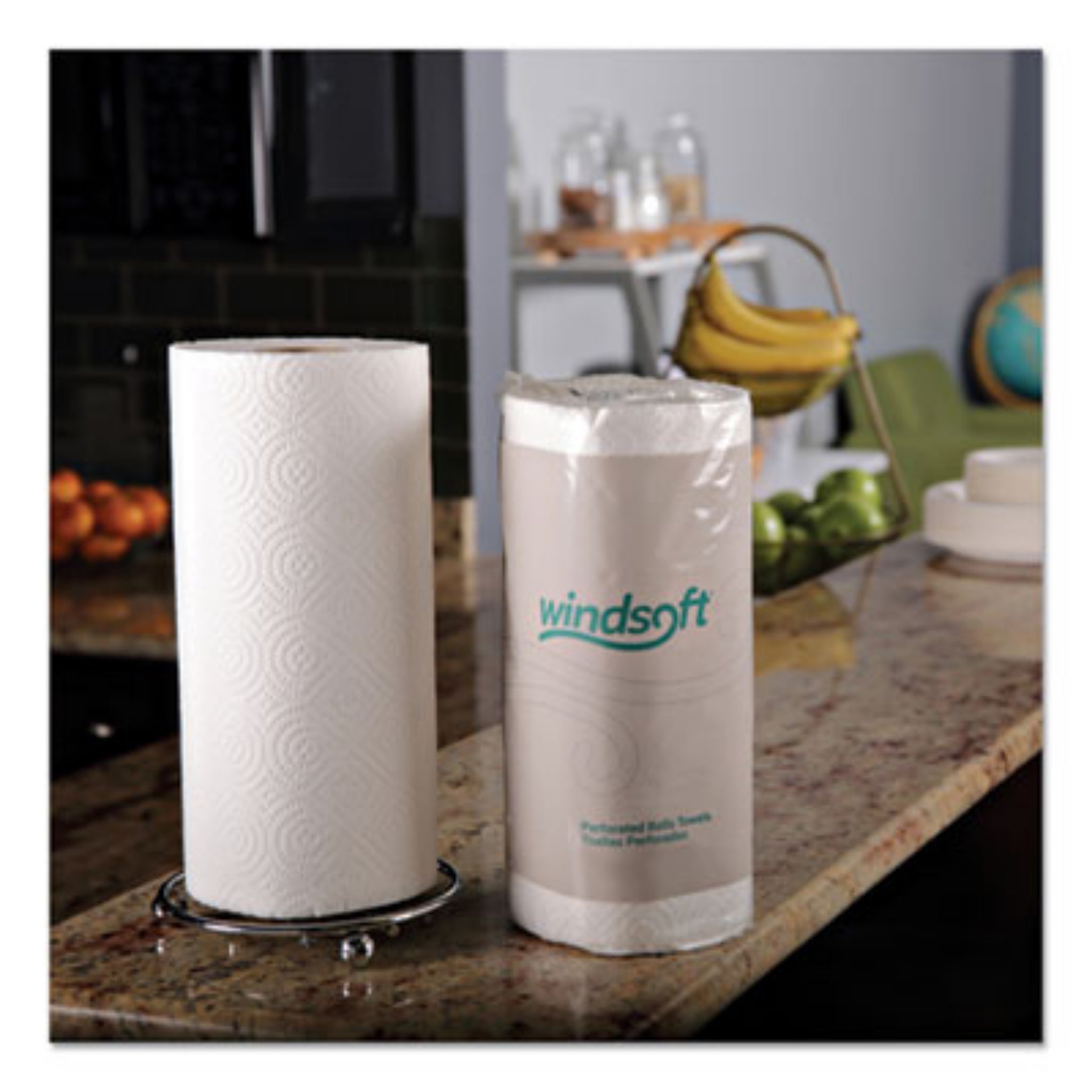 WINDSOFT WIN1220CT Kitchen Roll Towels, Wrapped/Unwrapped