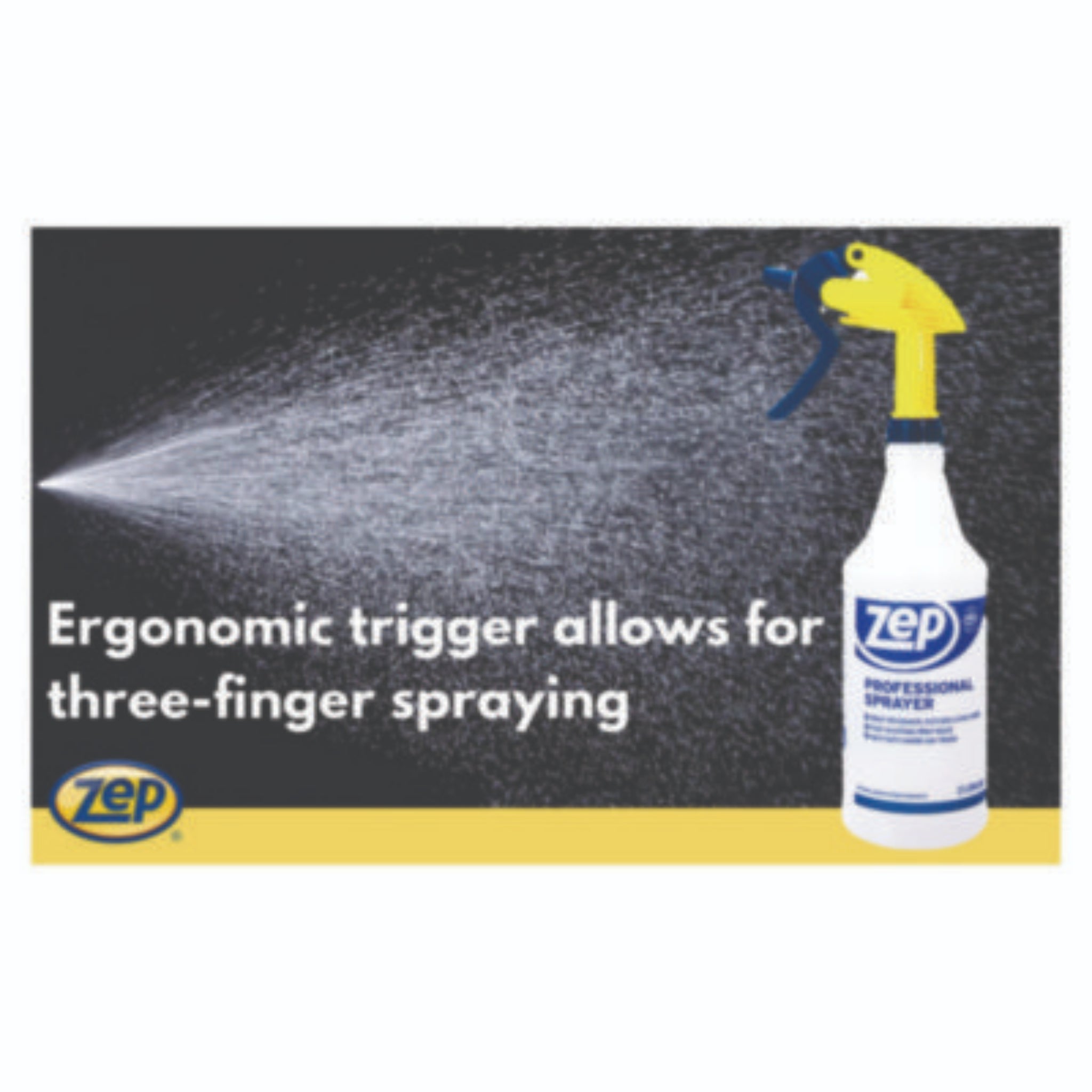 ZEP INC. ZPEHDPRO36EA Professional Spray Bottle With Trigger Sprayer, Ergonomic Trigger