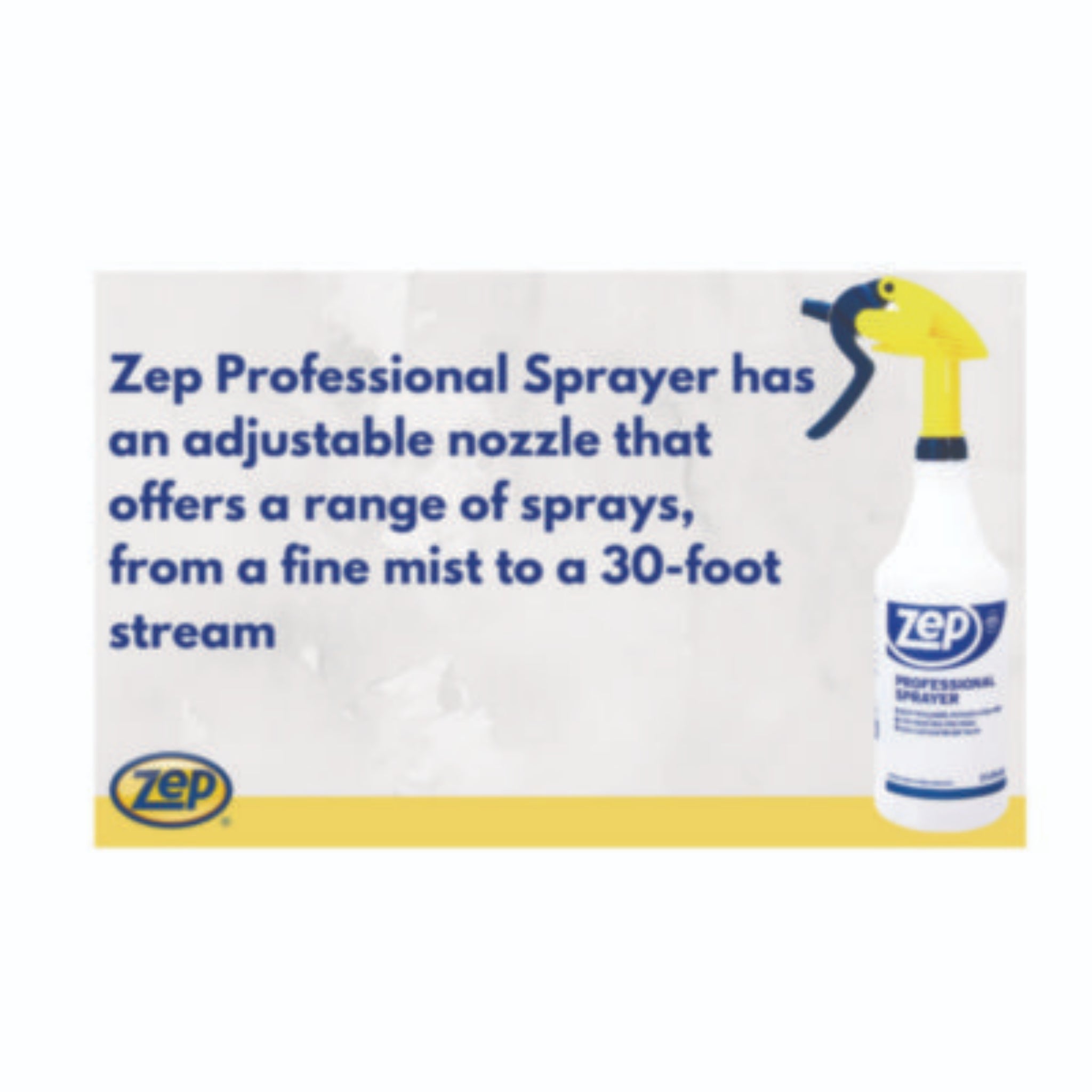 ZEP INC. ZPEHDPRO36EA Professional Spray Bottle With Trigger Sprayer, Adjustable Nozzle