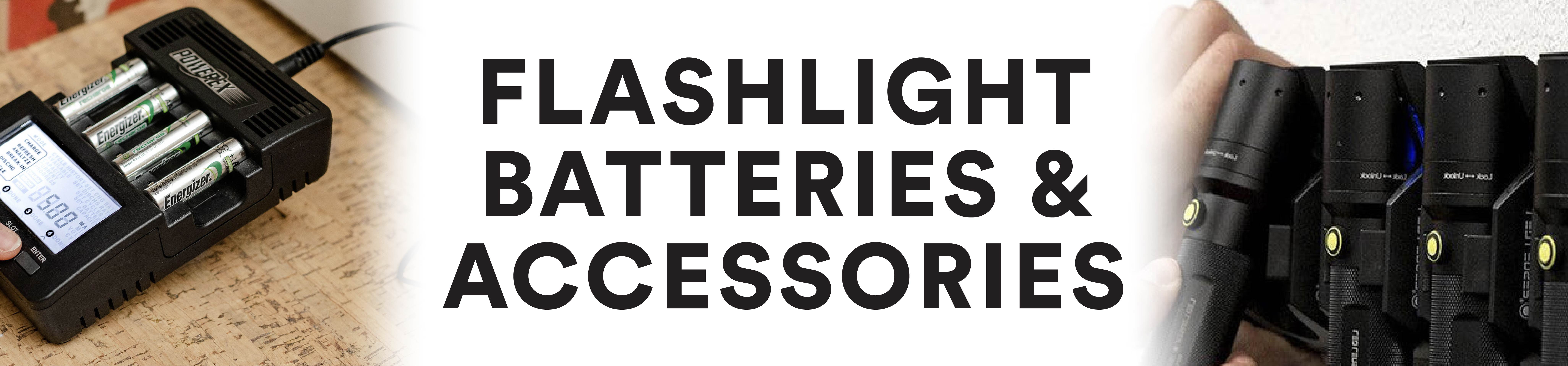 Flashlight Batteries & Accessories