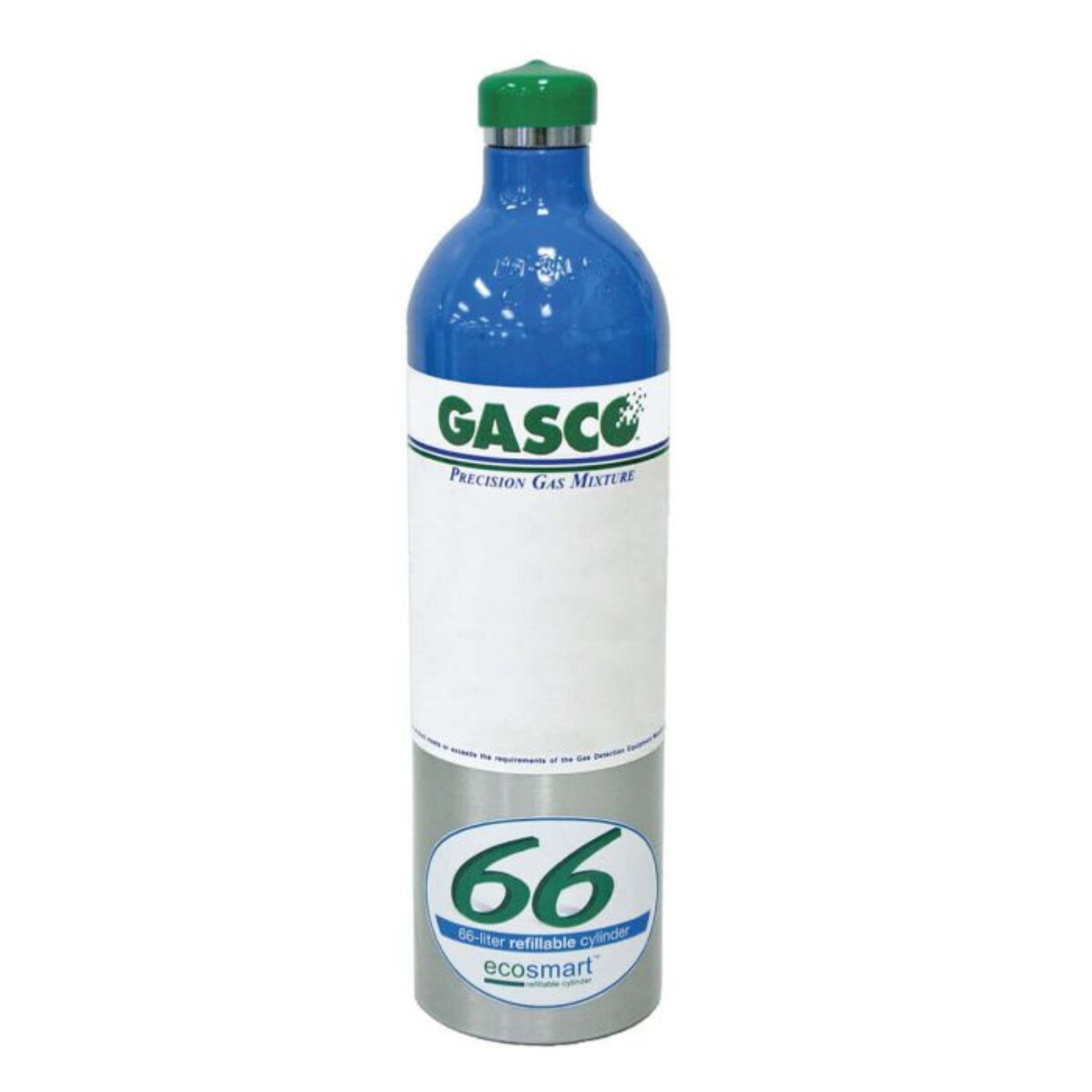 Ecosmart Calibration Gas 50 ppm CO 50%LEL Methane 10 ppm H2S 18% O2  66L Refillable