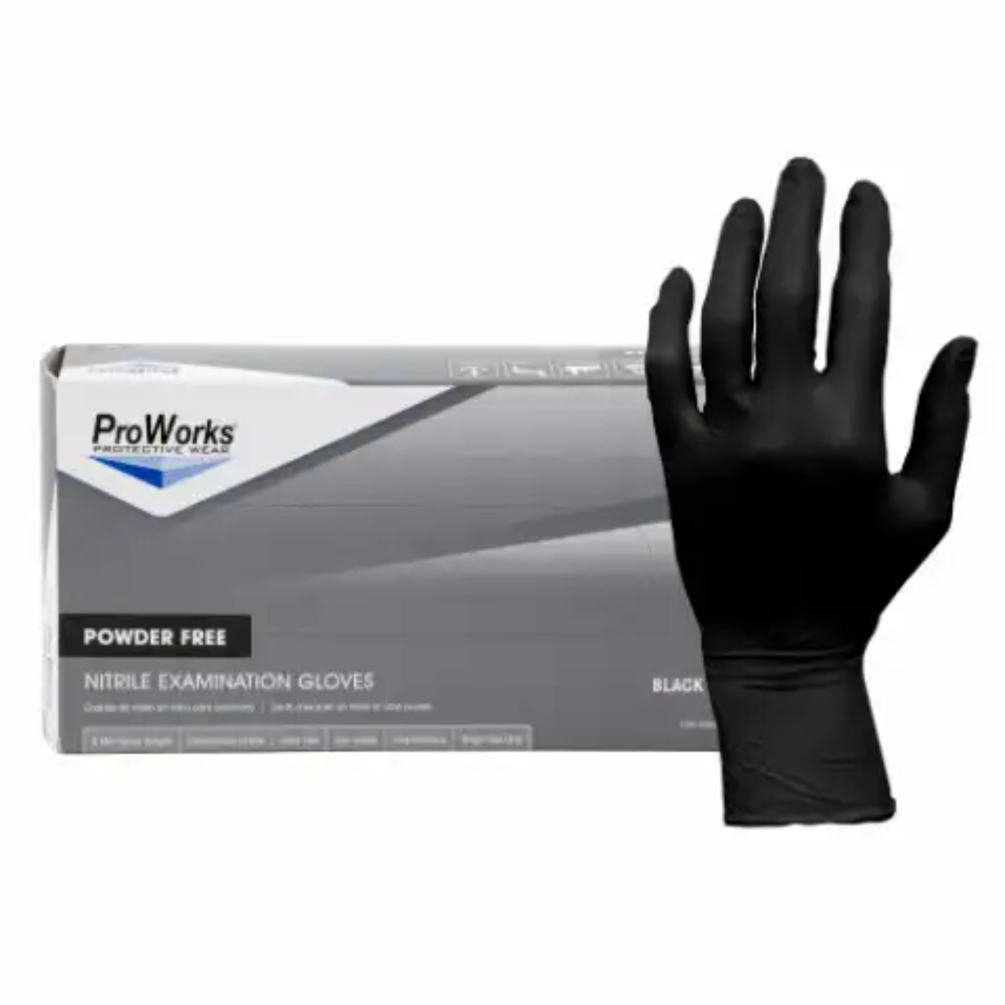 Hospeco ProWorks® GL-N107FL-XL Nitrile Exam Gloves, primary image