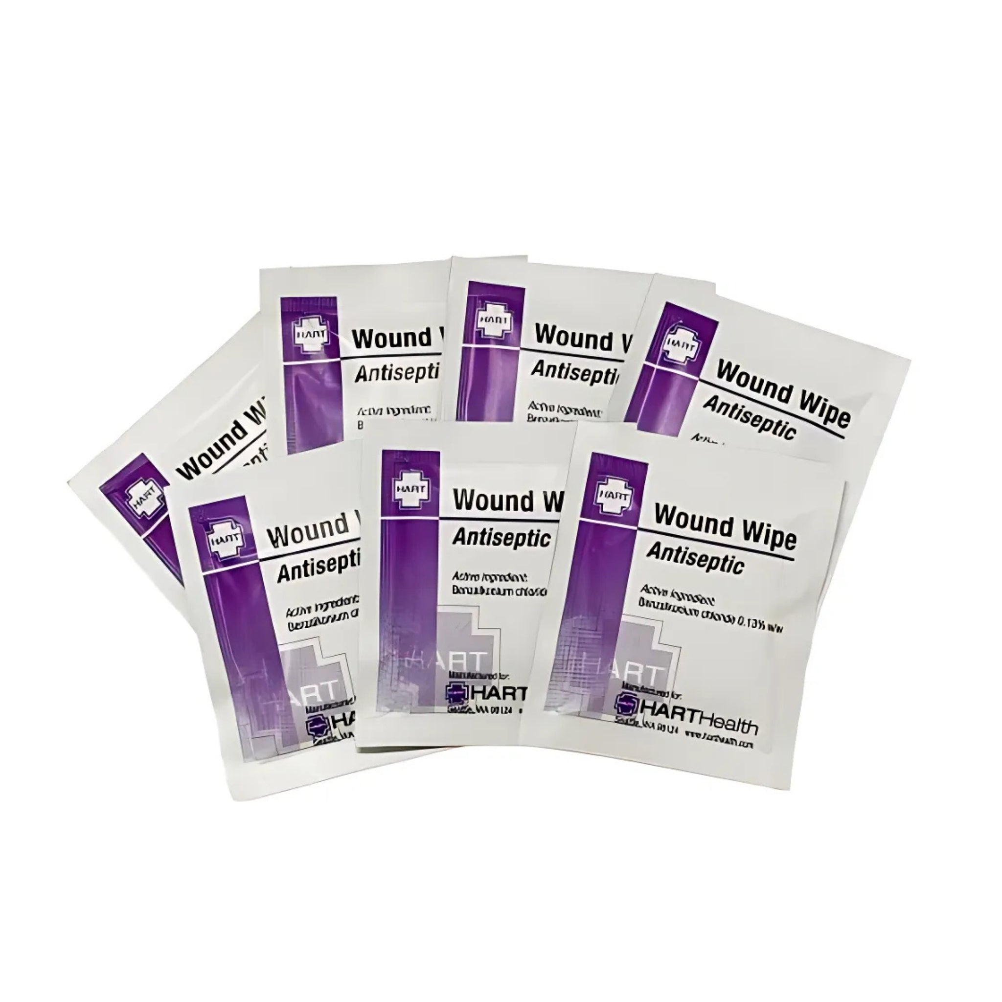 Hart Health 6197 Wound Wipes, Box of 20, Inner View