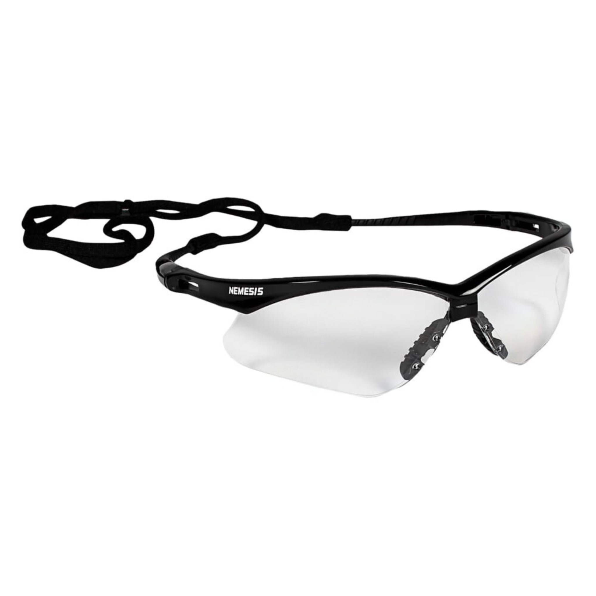 Jackson Safety Nemesis 3000355 25679 Safety Glasses, Black Frame, Clear Anti-Fog Lens, 1 Each, Main Image