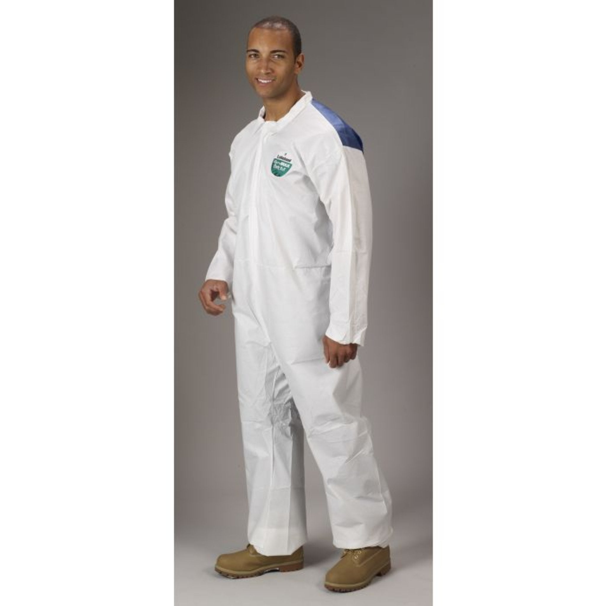 Lakeland MicroMax NS COL412 Cool Suit Coverall, White, Case of 25, Side View, Image 4