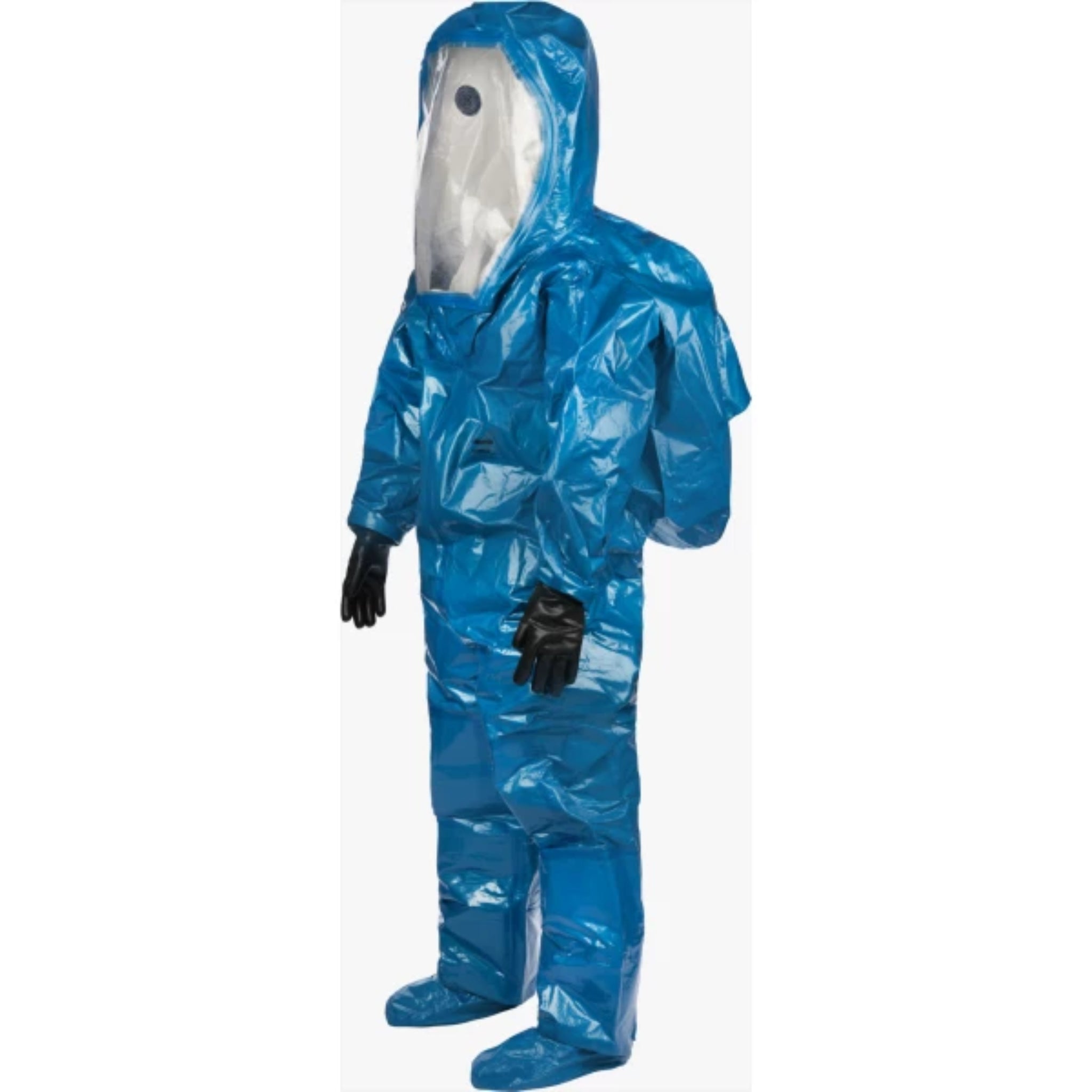 Lakeland Interceptor Plus INT650B Level A Encapsulated Suit - Rear Entry, Blue, 1 Each, Side View