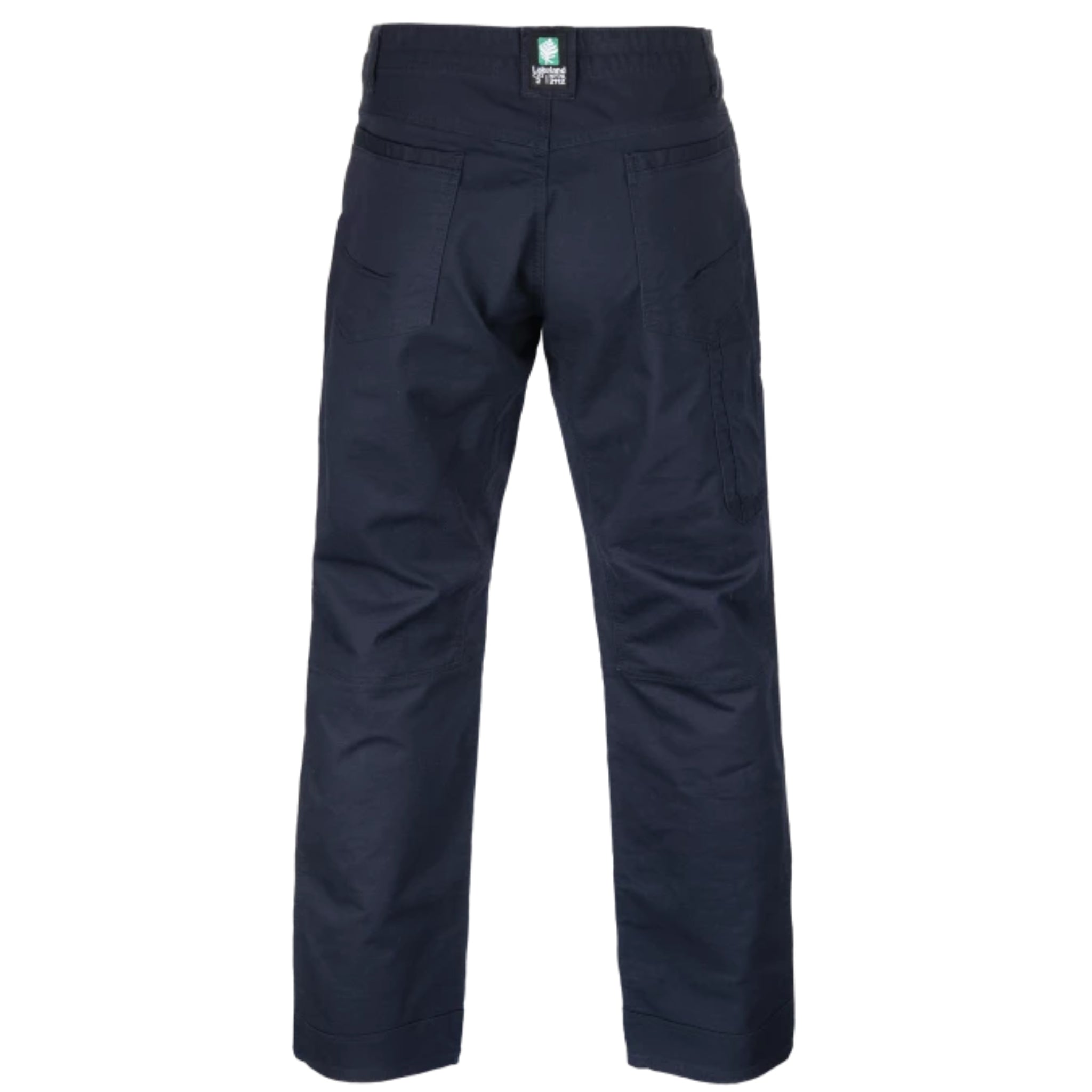 LAKELAND IP95FMV13 FR Pants 9.5 oz Renegade RipFlex, Navy, 1 Each, Back View